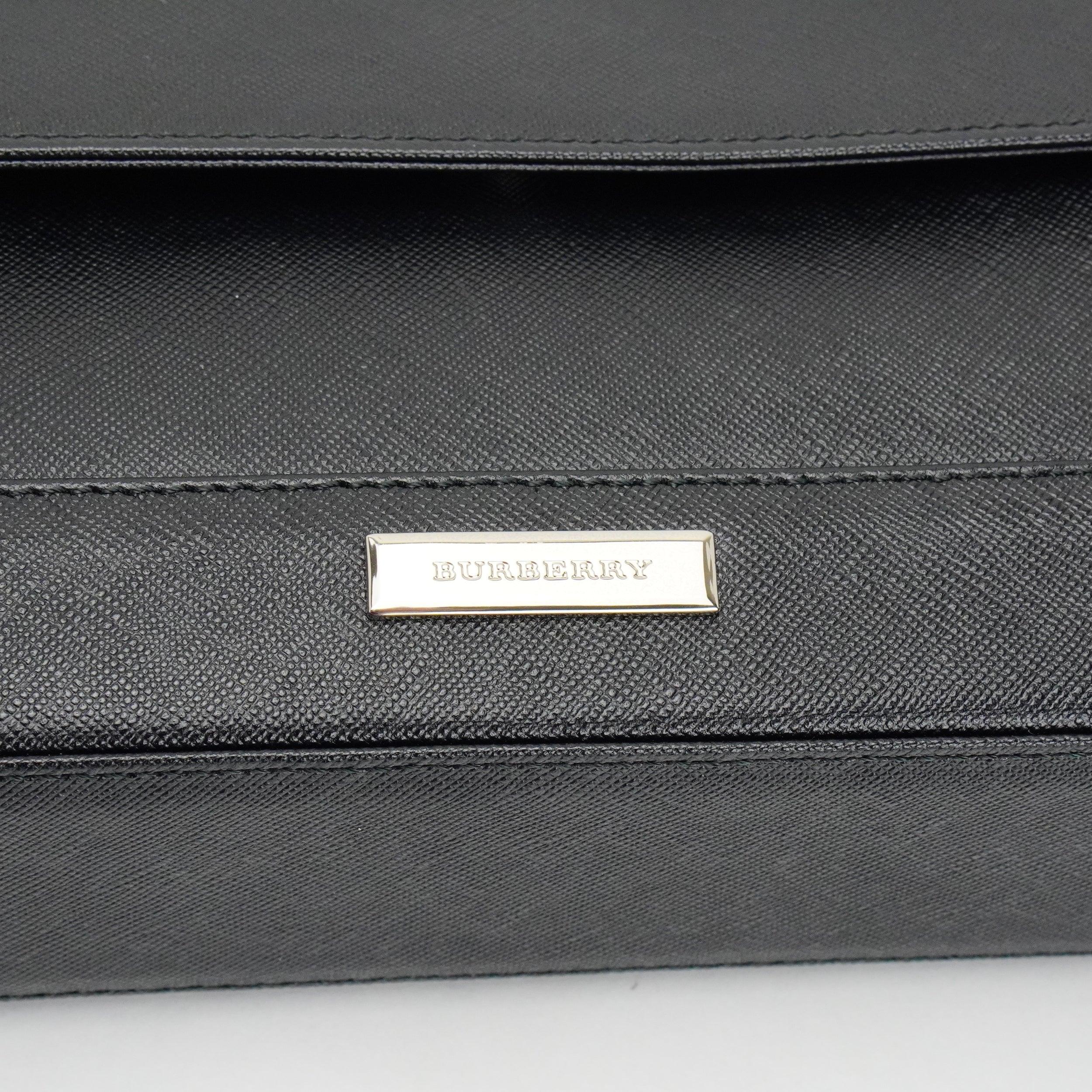 Burberry Black Leather Shoulder Bag - Lost Designer