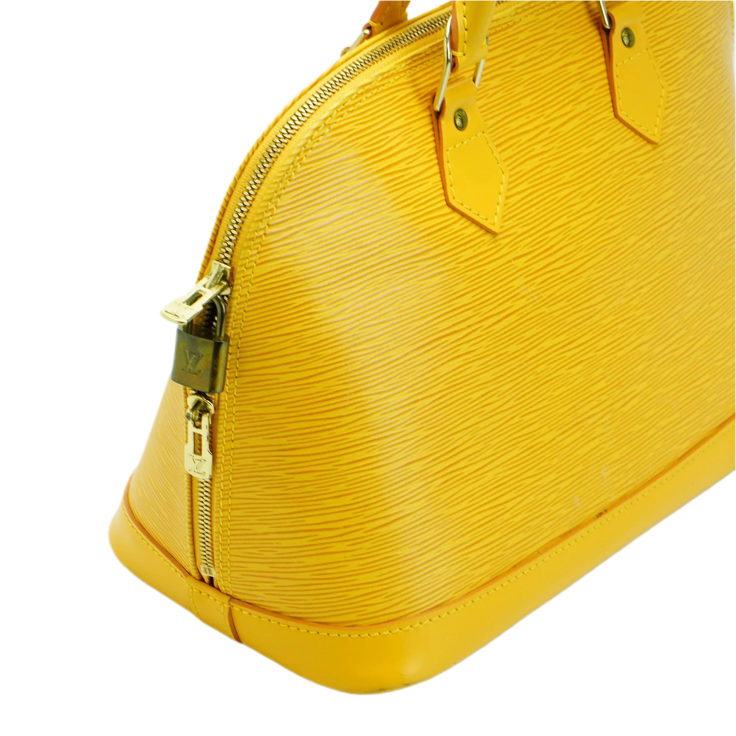 Louis Vuitton Epi Leather Alma Pm Yellow - Lost Designer