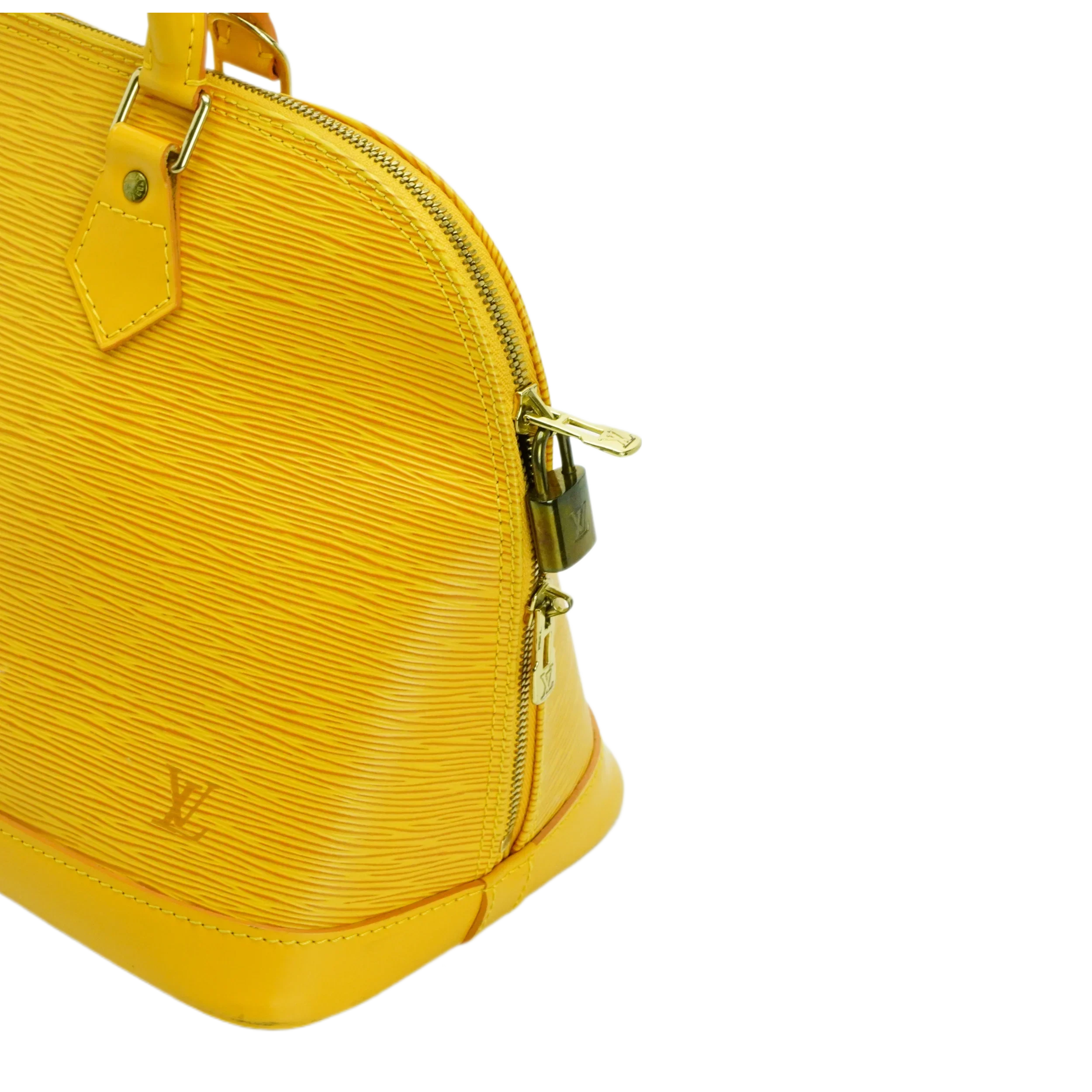 Louis Vuitton Epi Leather Alma Pm Yellow - Lost Designer