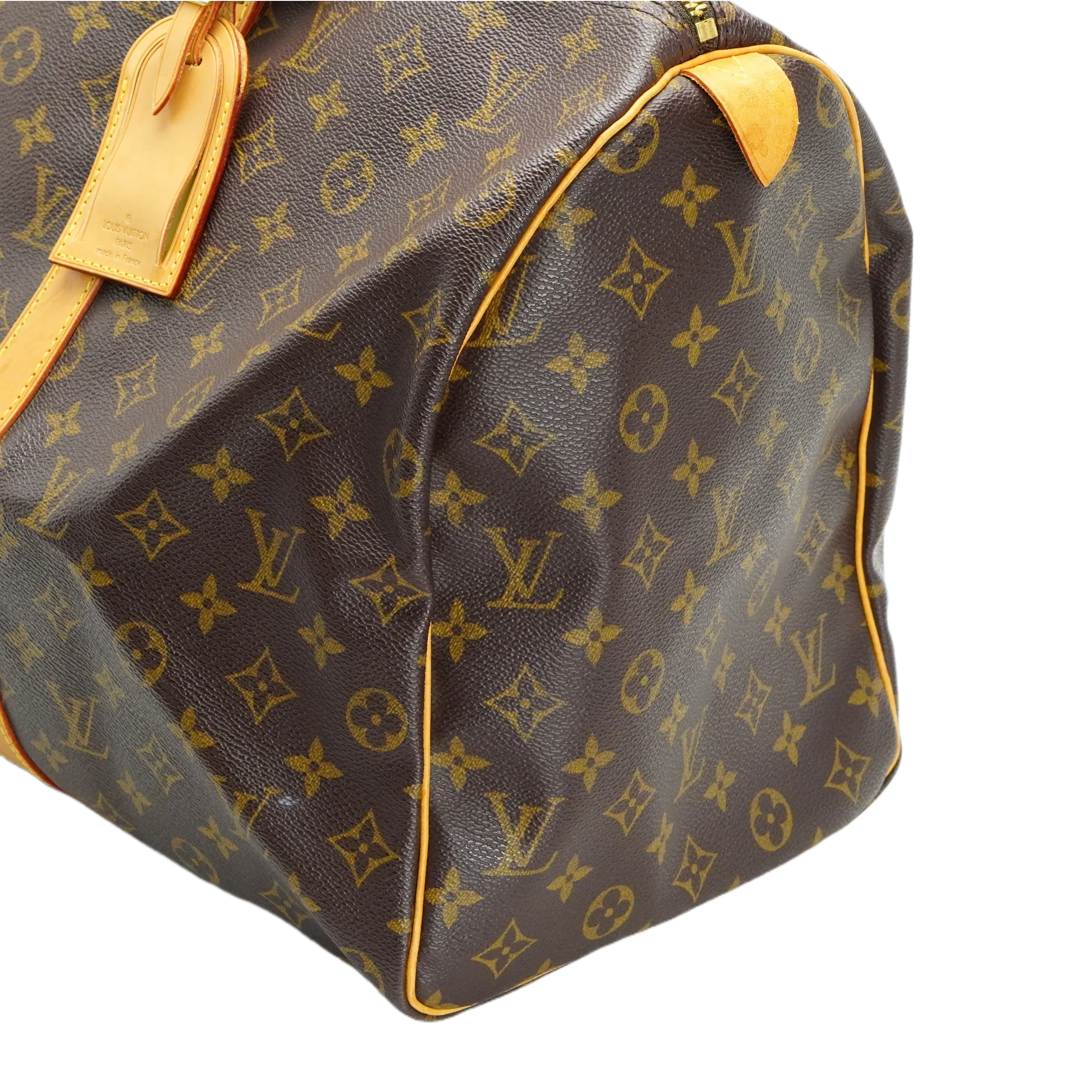 Louis Vuitton Brown Monogram Keepall 50 Bag - Lost Designer