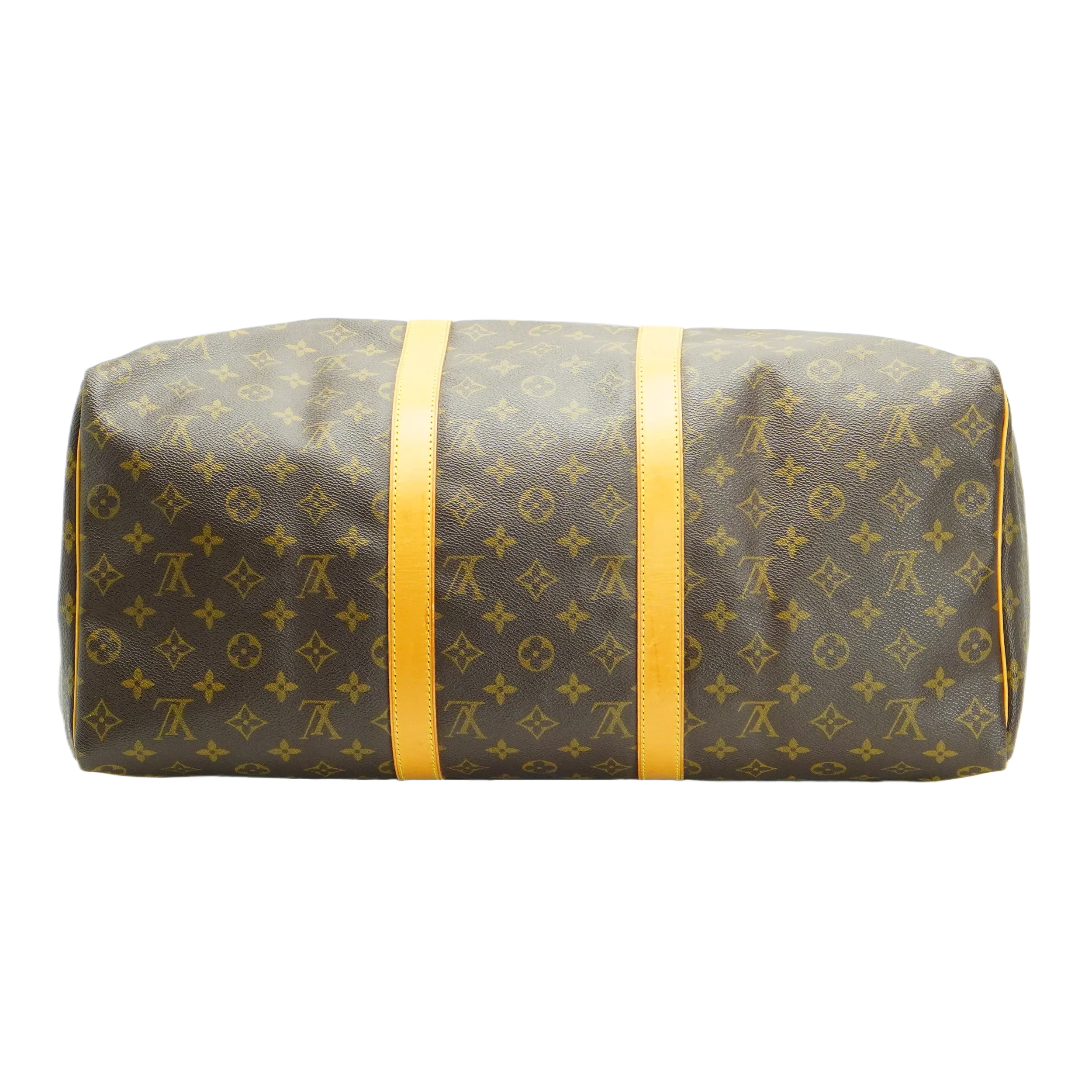 Louis Vuitton Brown Monogram Keepall 50 Bag - Lost Designer