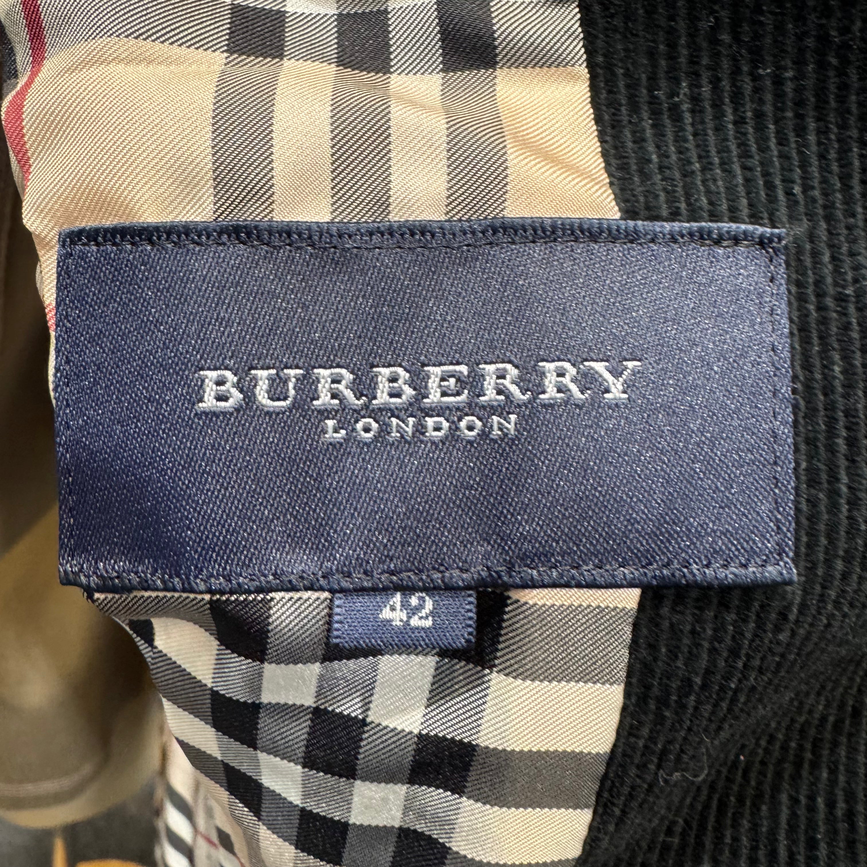 Burberry London Jacket Black 42 - Lost Designer