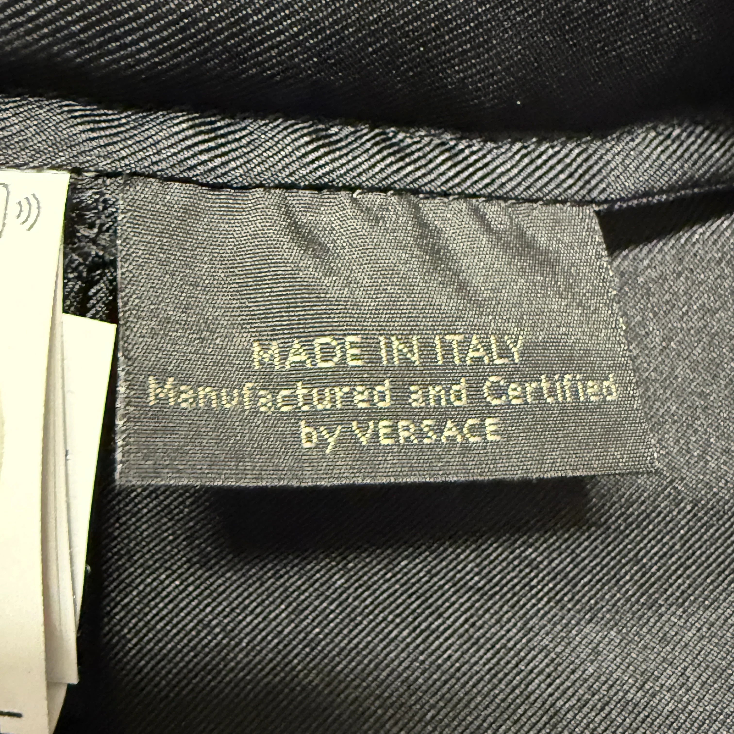 Black/Gold versace Dress, 46 - Lost Designer