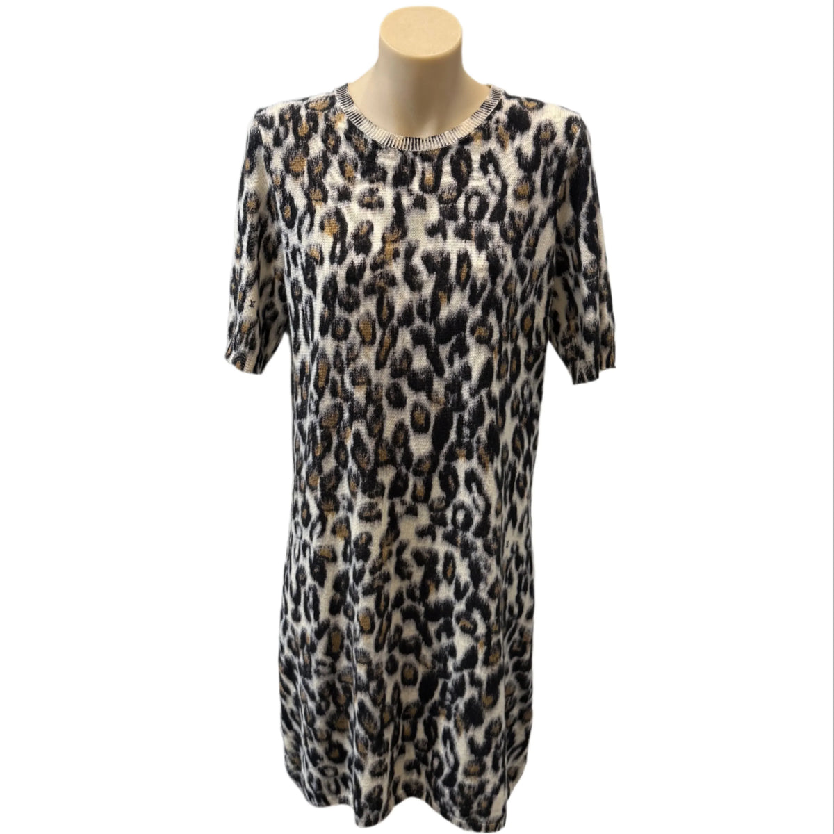 Louis Vuitton Cachemire Leopard Print Mini Dress Medium - Lost Designer