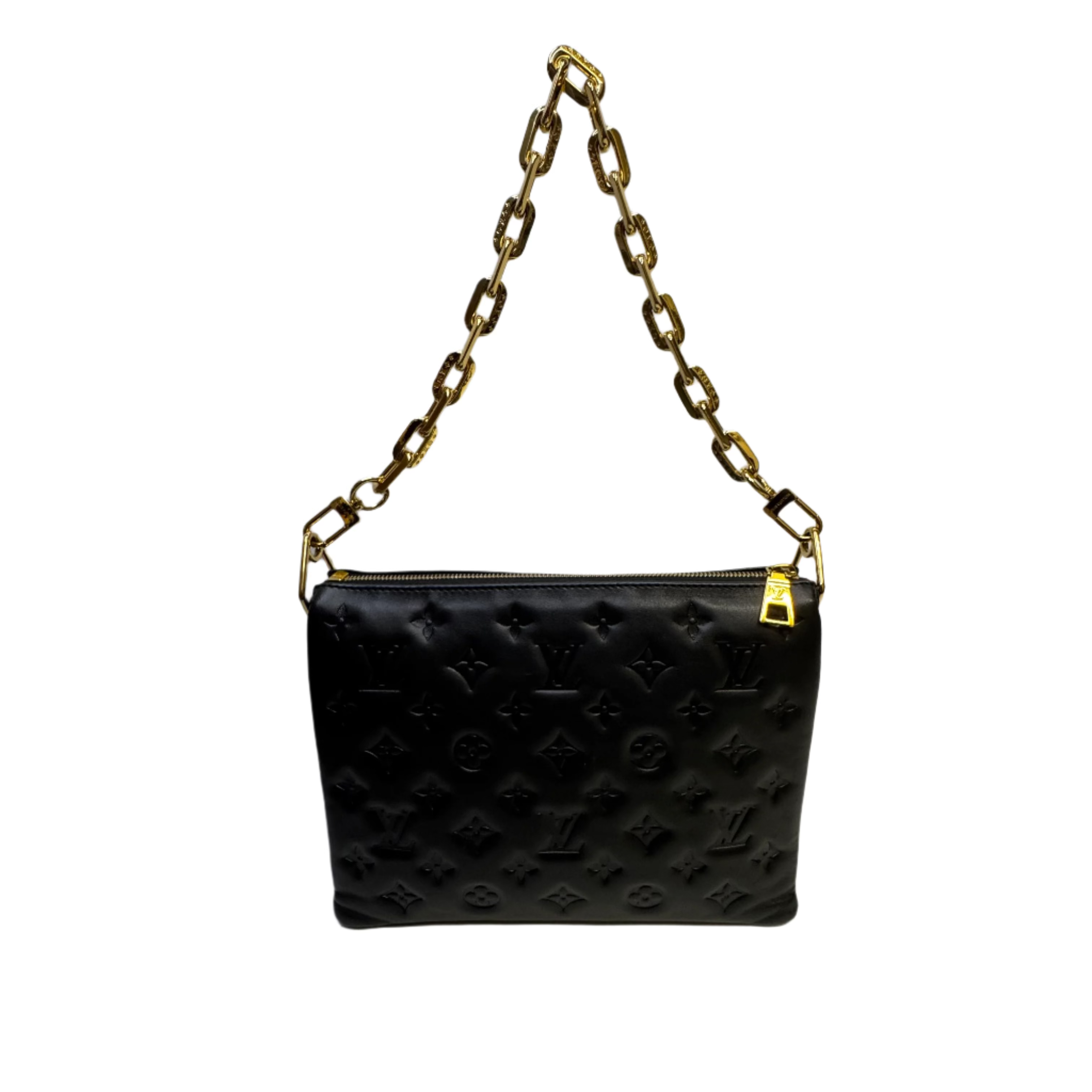 Louis Vuitton Coussin PM Black Shoulder Bag Black - Lost Designer