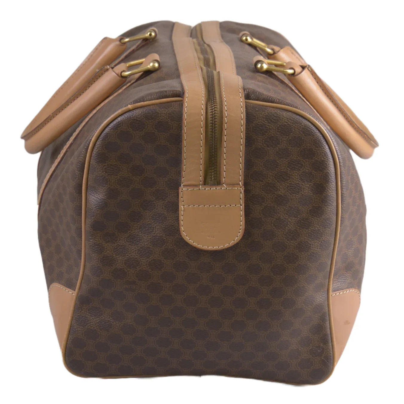 Celine Macadam Travel Boston Bag Brown - Lost Designer