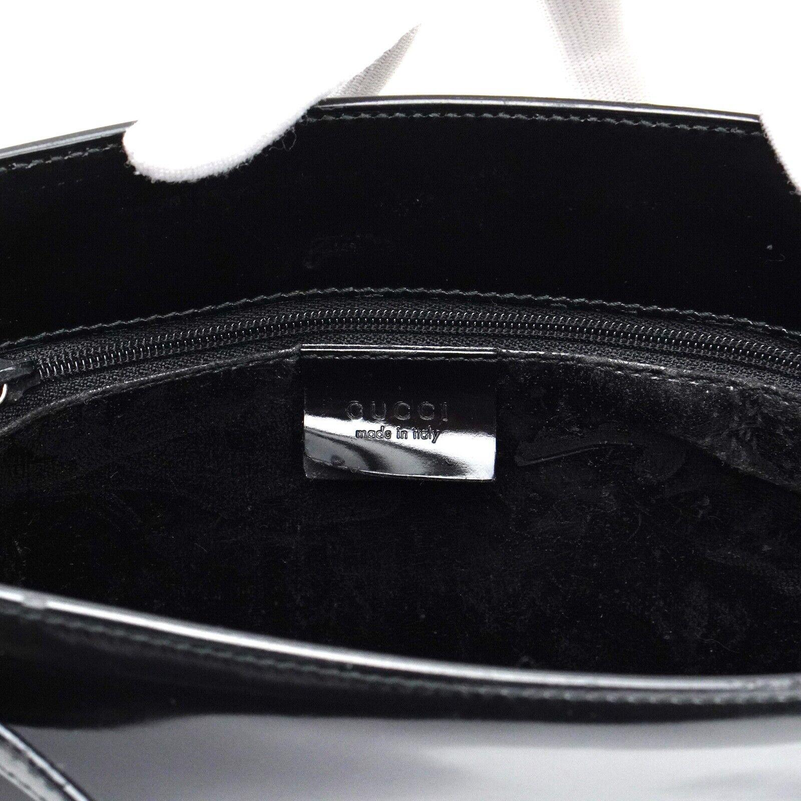 Gucci Patent Leather Bag Black - Lost Designer