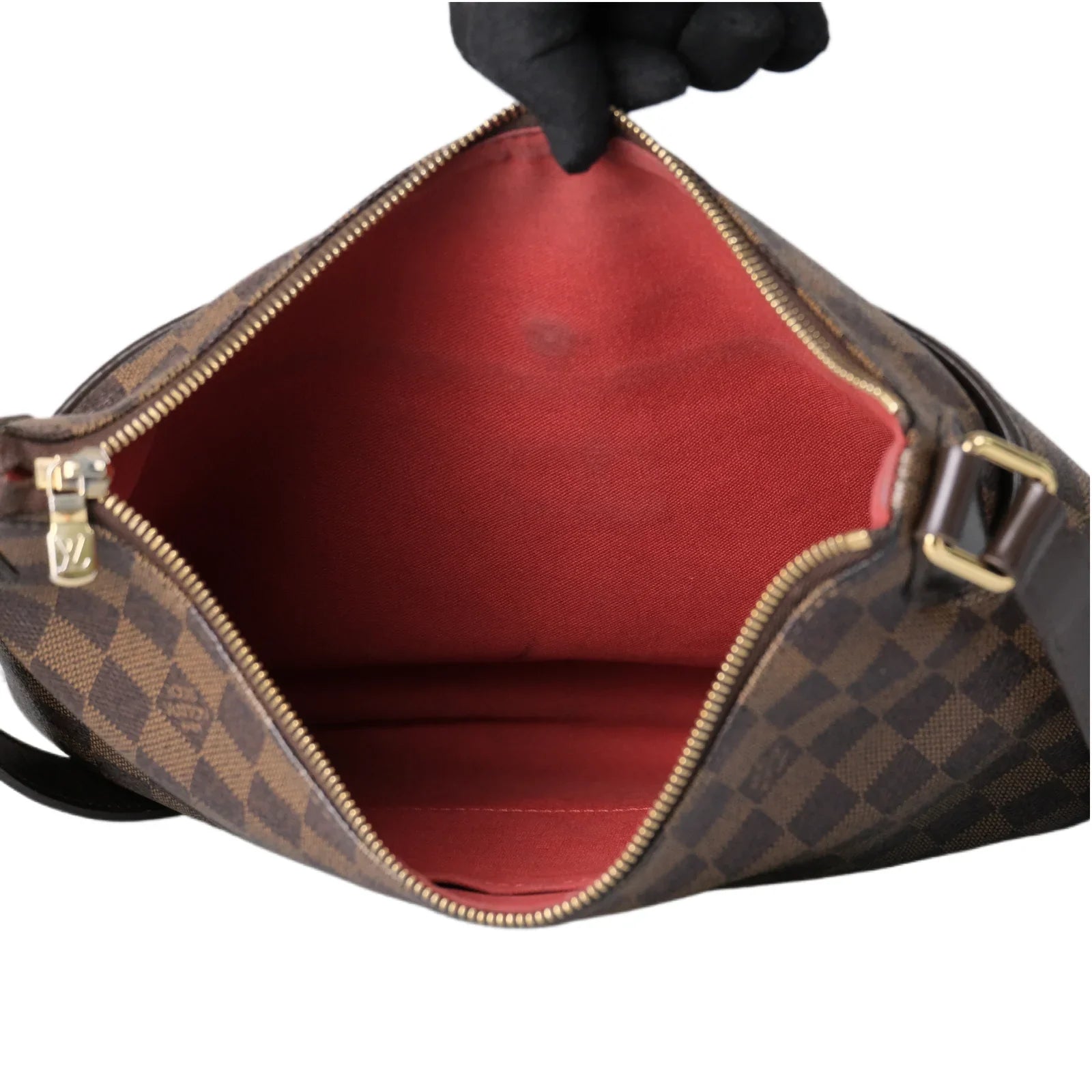 Louis Vuitton Bloomsbury PM Damier Ebene Shoulder Bag - Lost Designer