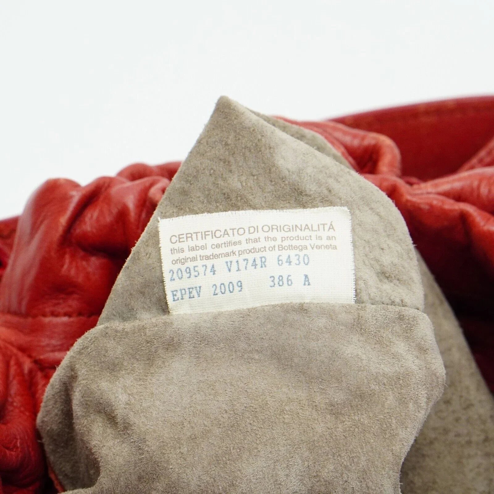 Bottega Veneta Double Drawstring Handbag Red - Lost Designer