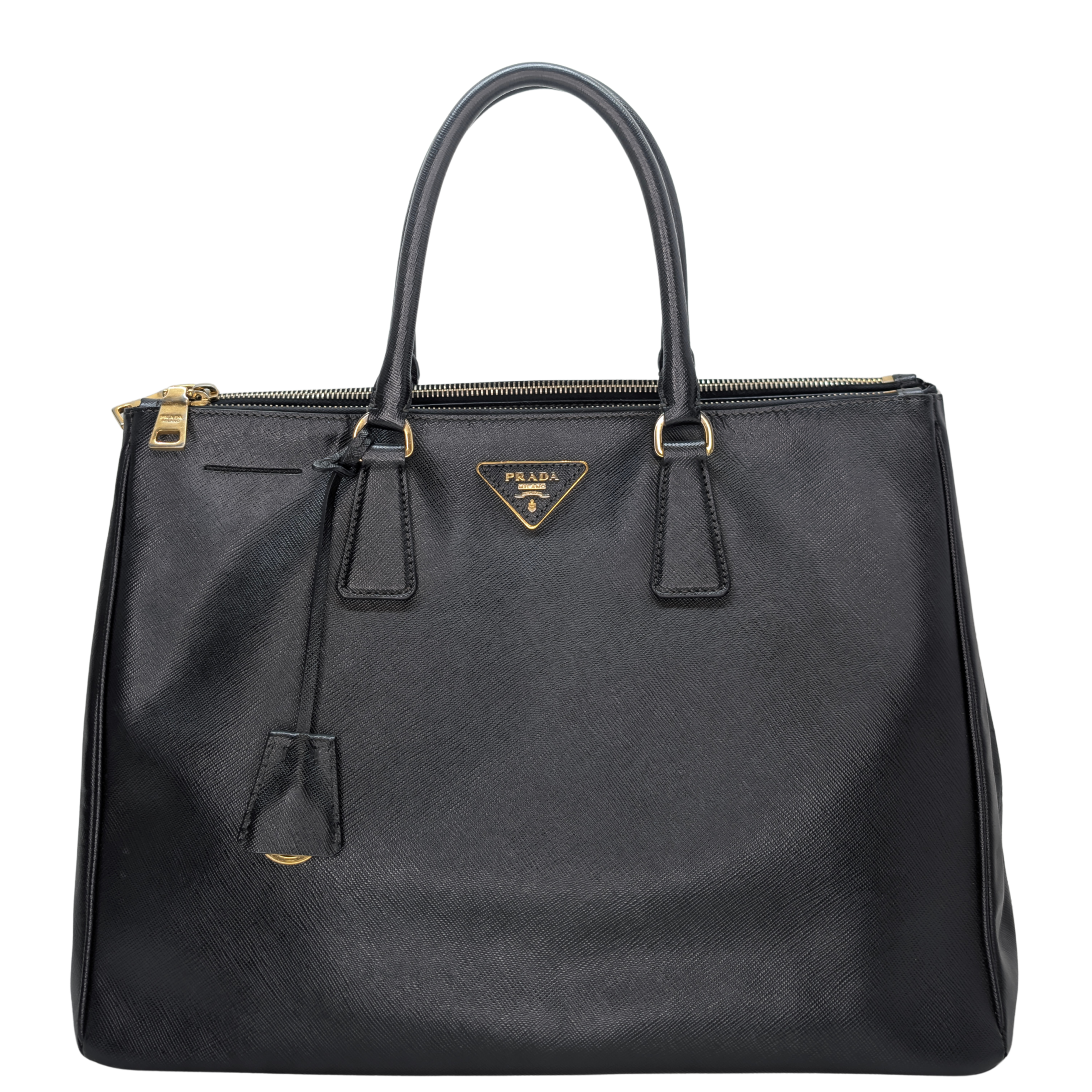 Black Prada Galleria designer bag under AUD $2,000