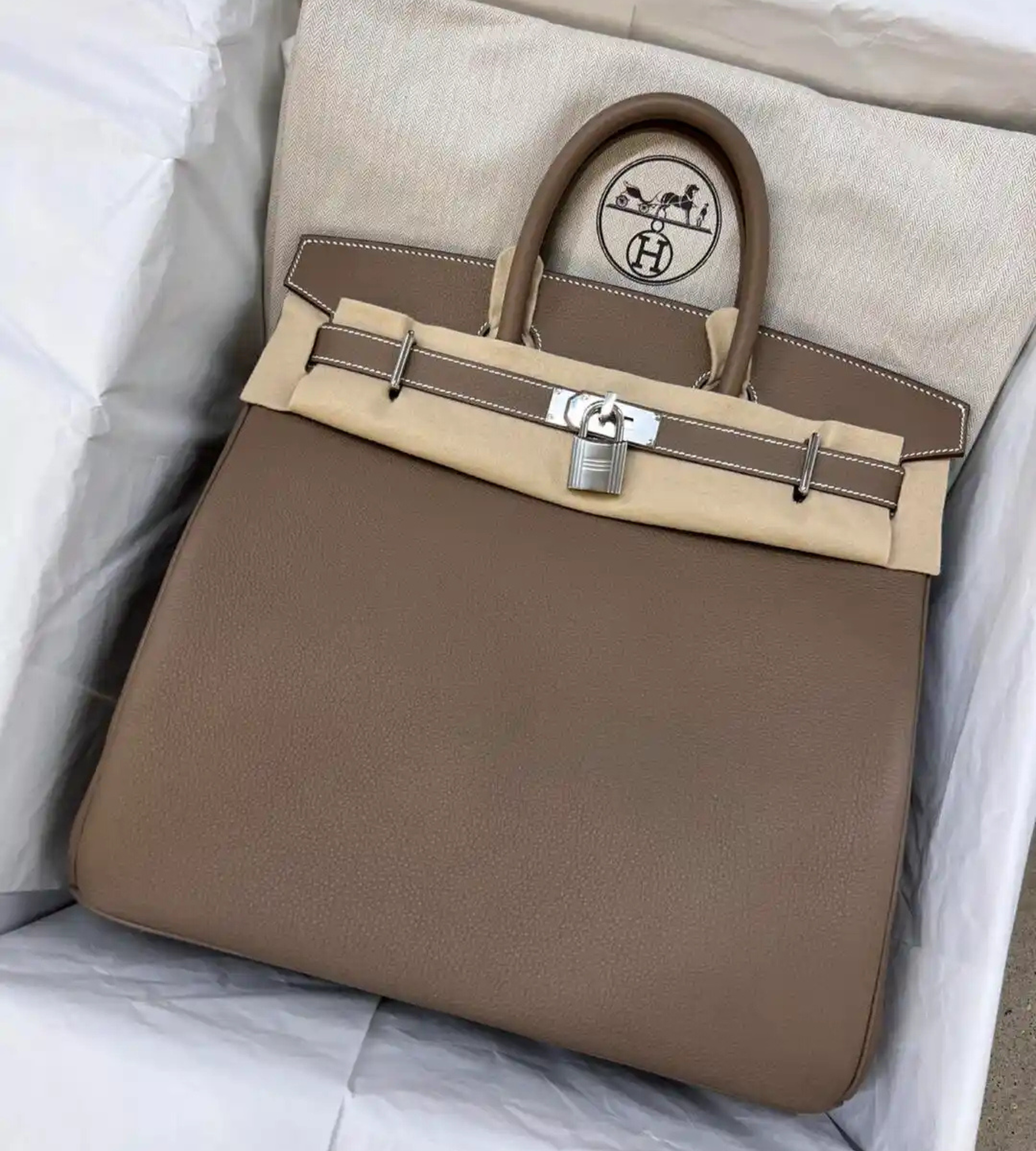 Hermès Birkin bags for size comparison