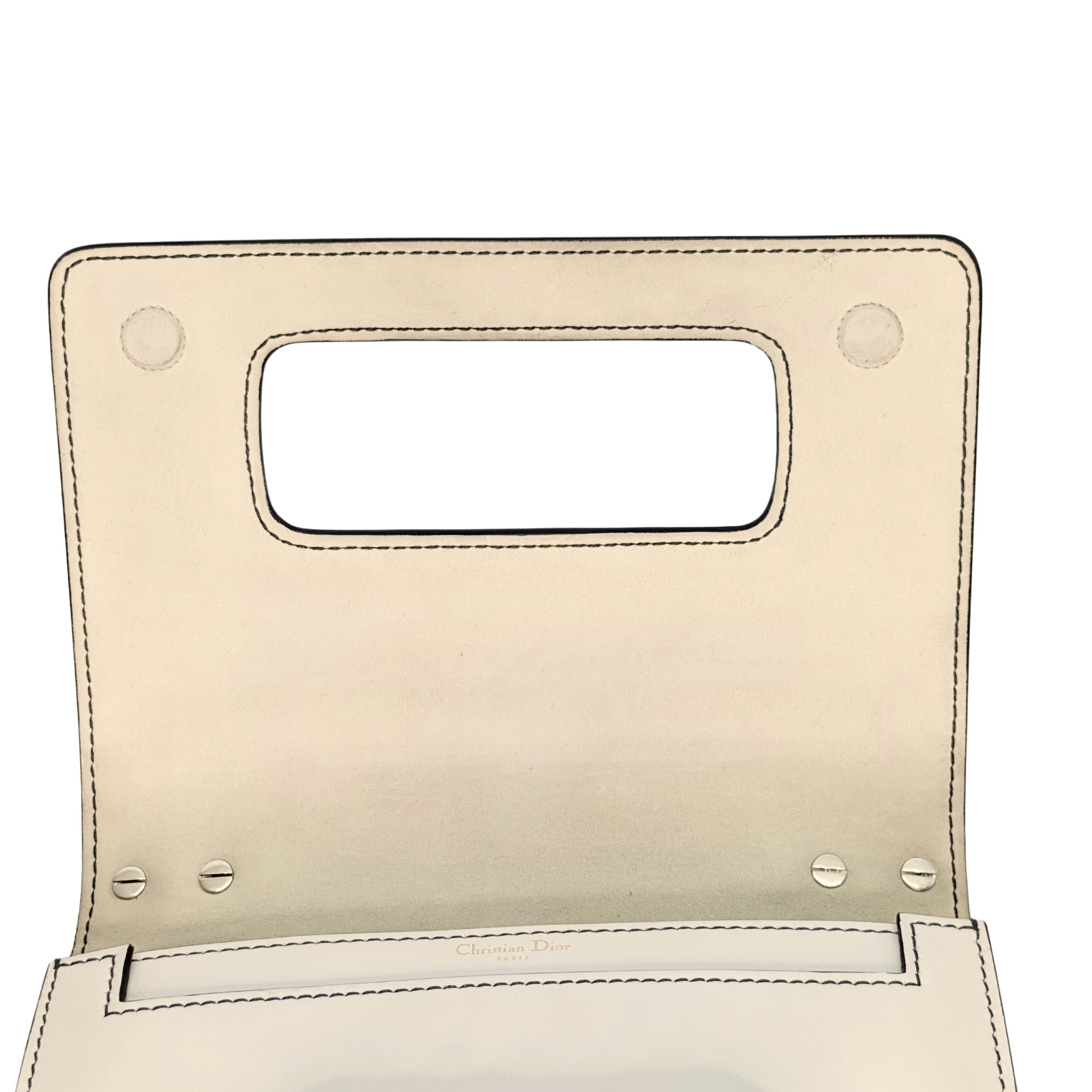 Dior JaDior 中号白色牛皮肩背包