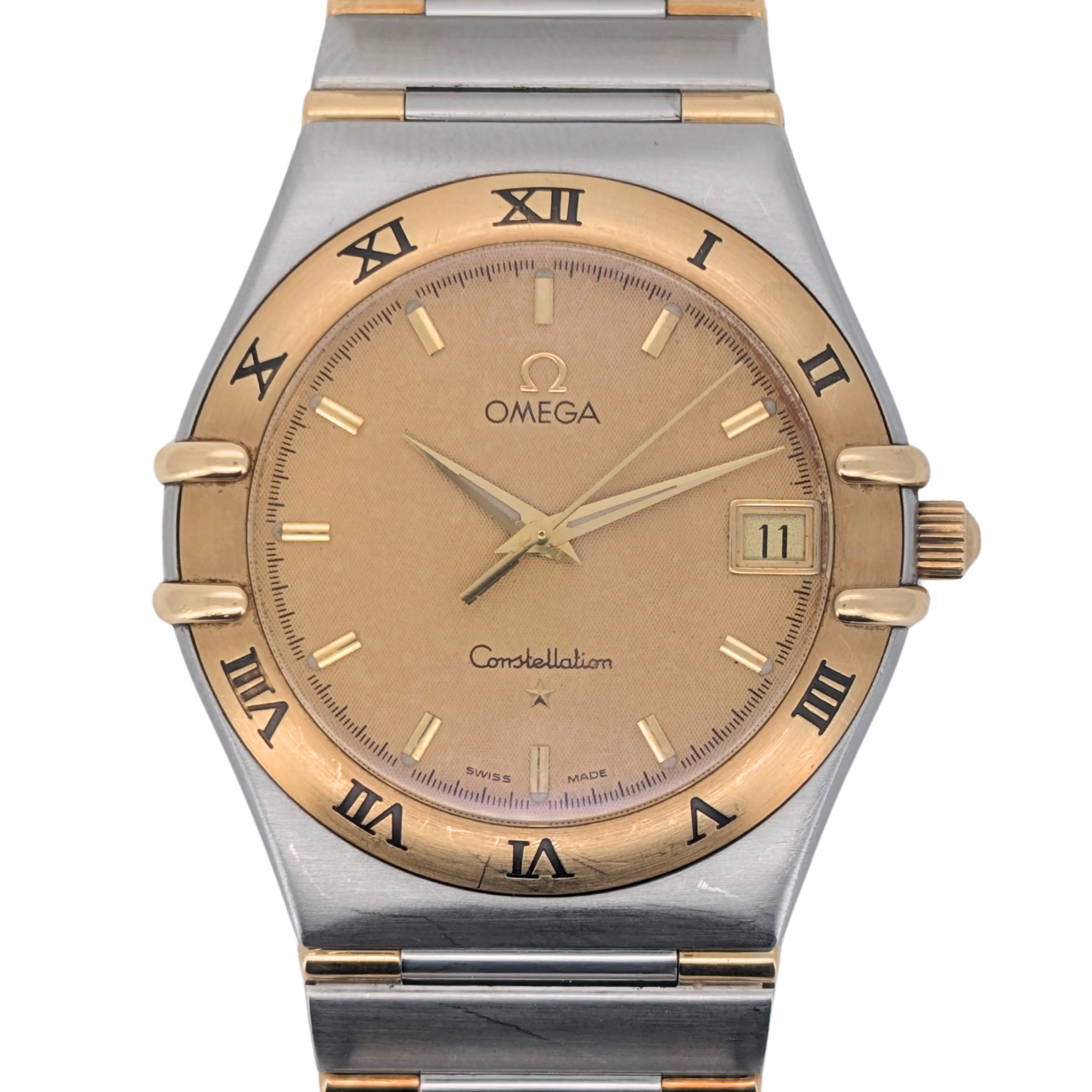 Omega Constellation Quartz 18k Solid Gold Bezel 396.1201