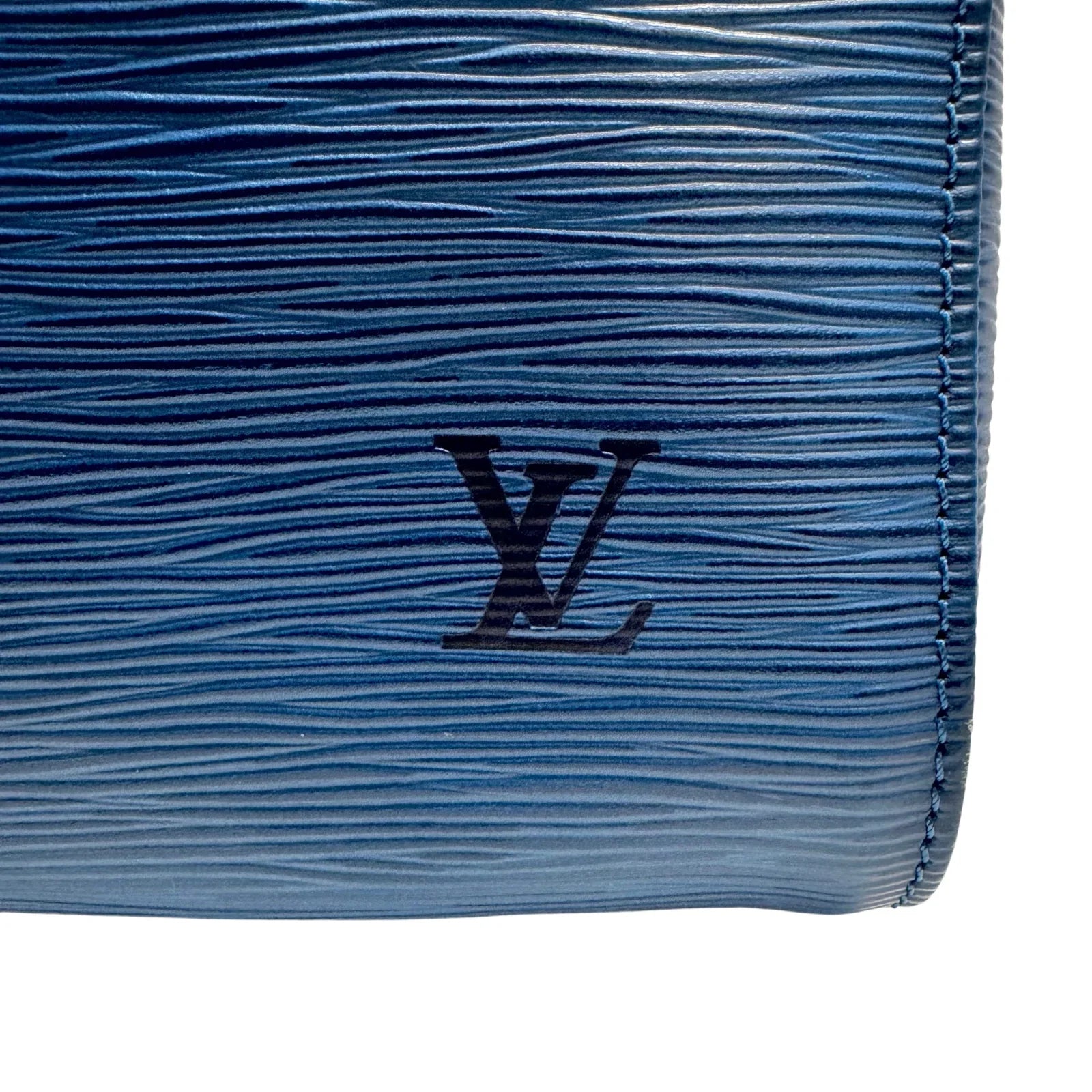 Louis Vuitton Epi Speedy 30 Blue Bag - Lost Designer