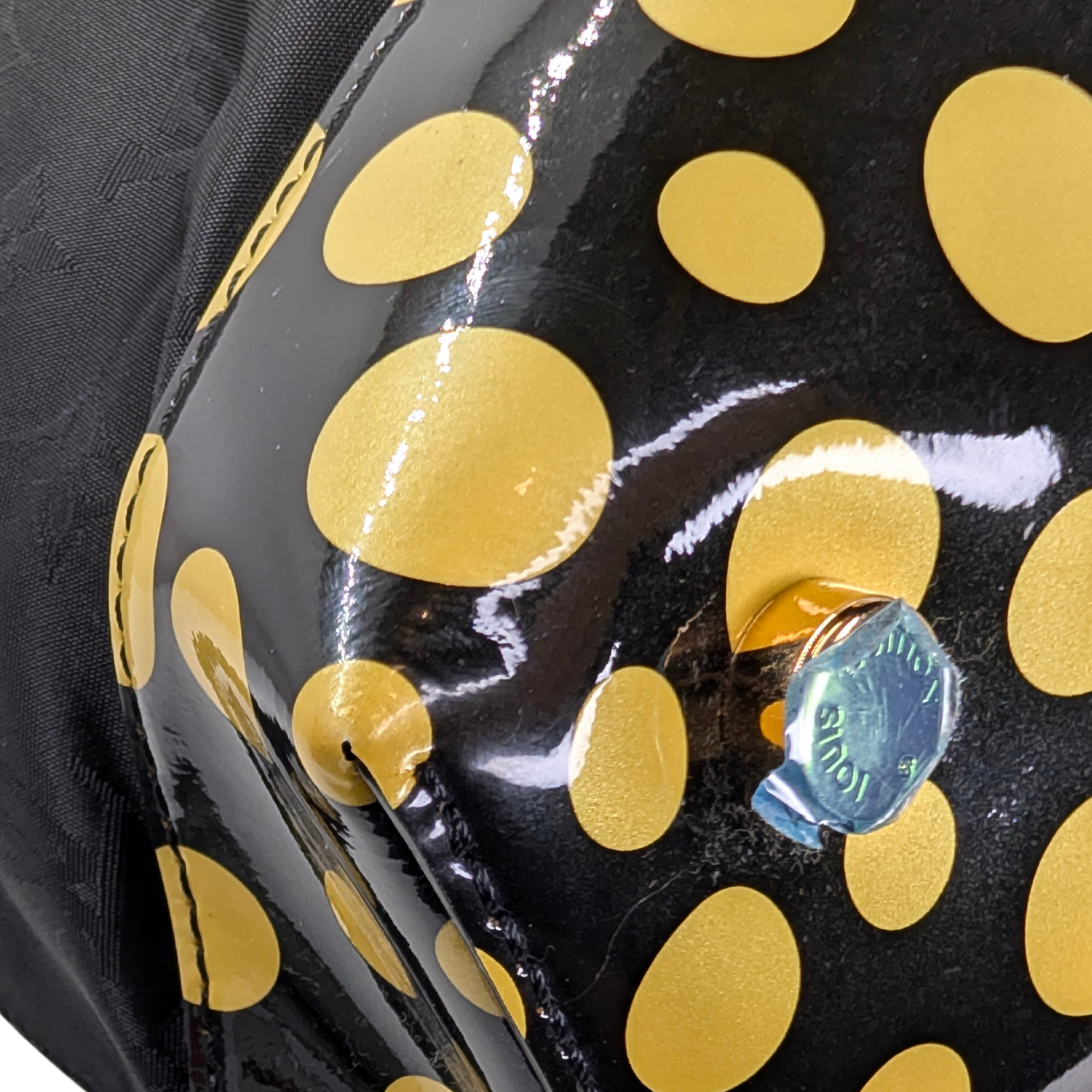 Louis Vuitton X Yayoi Kusama Monogram Nylon Infinity Dots Lockit Bag MM