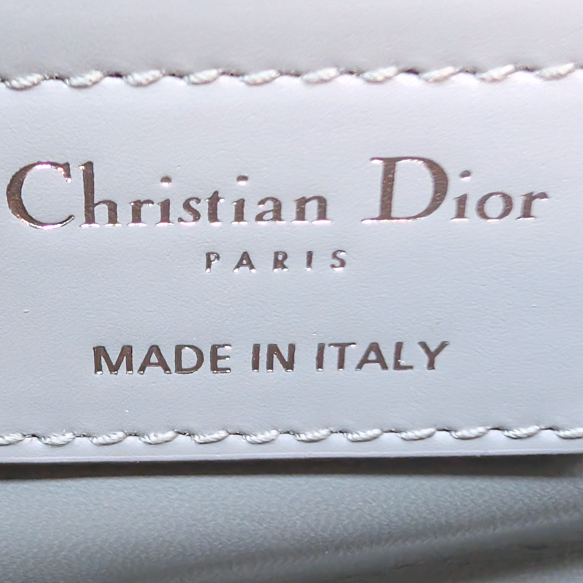Christian Dior Small Caro Calfskin Bag Grey