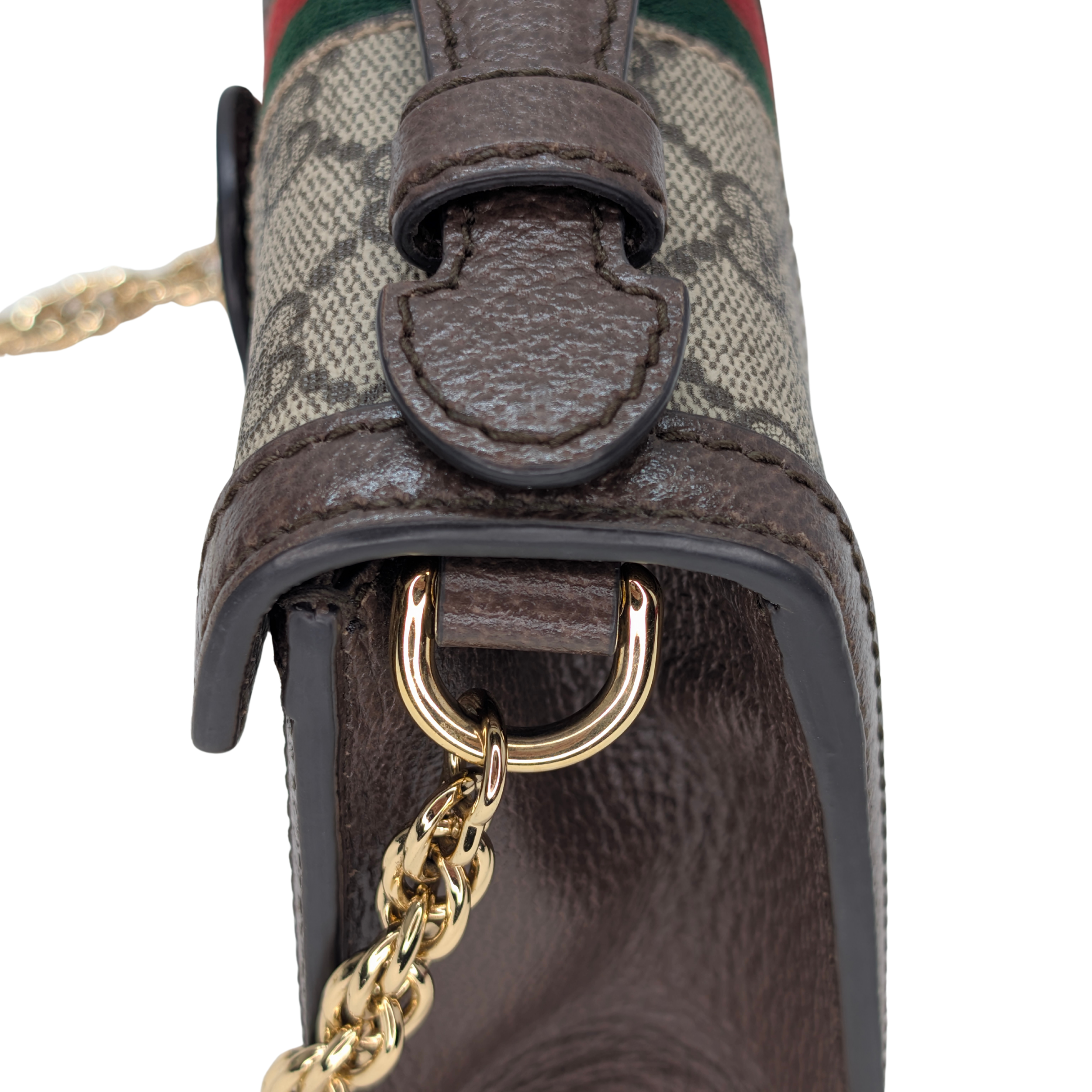 Gucci GG Supreme Ophidia Lock Mini Top Handle Shoulder Bag