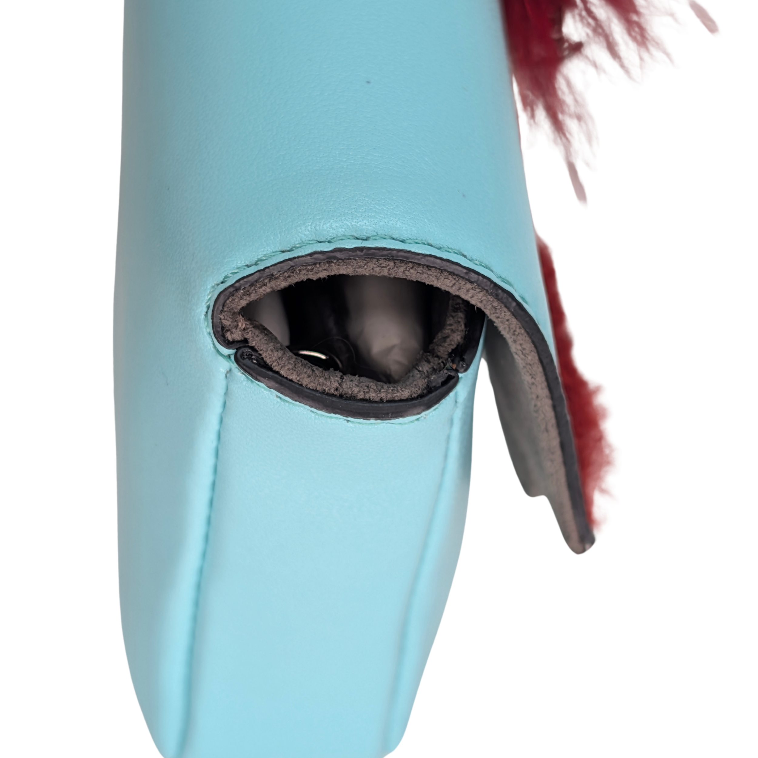 Fendi Micro Monster Baguette Light Blue Bag