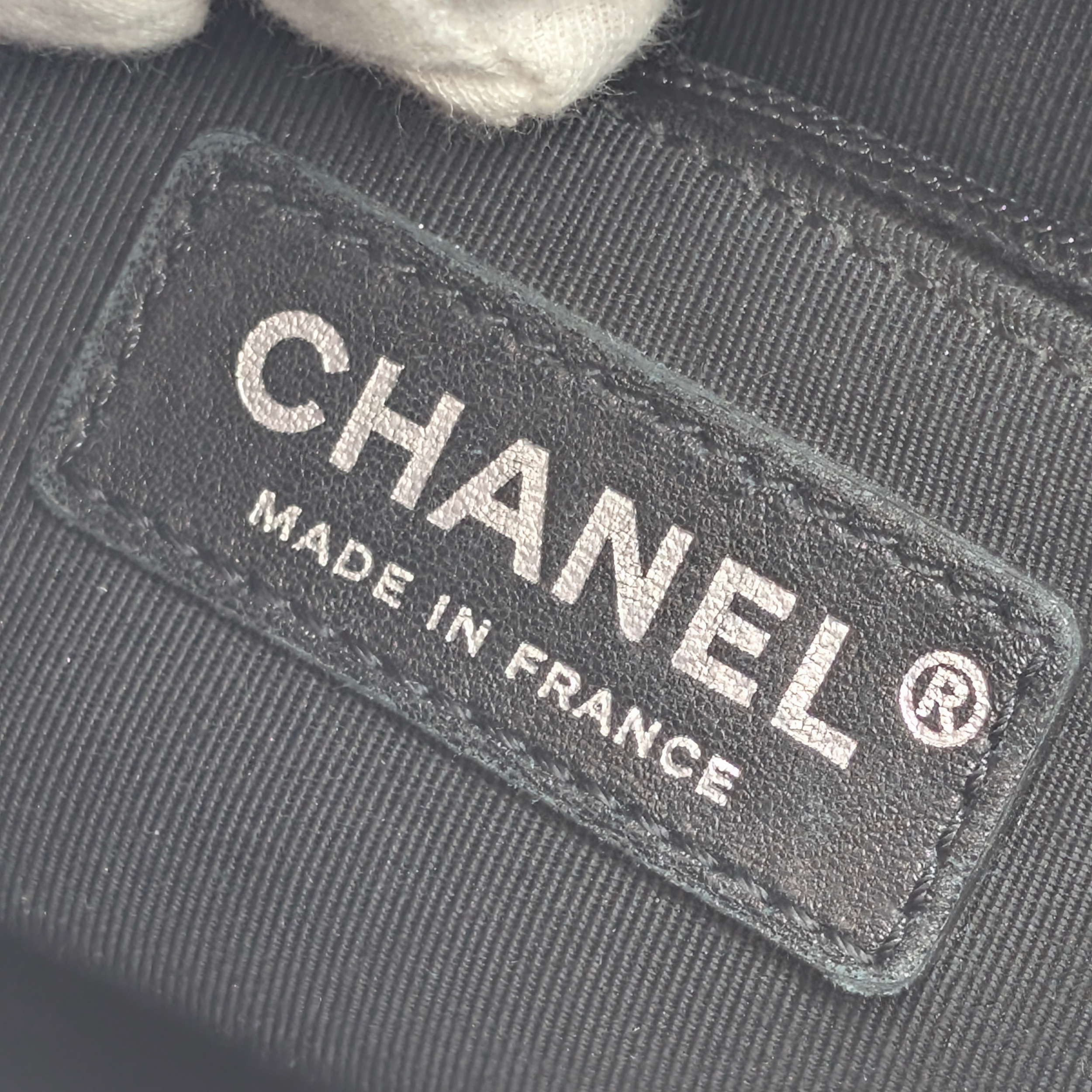 Chanel Clutch On Chain Camera Bag Aged Calfskin Black