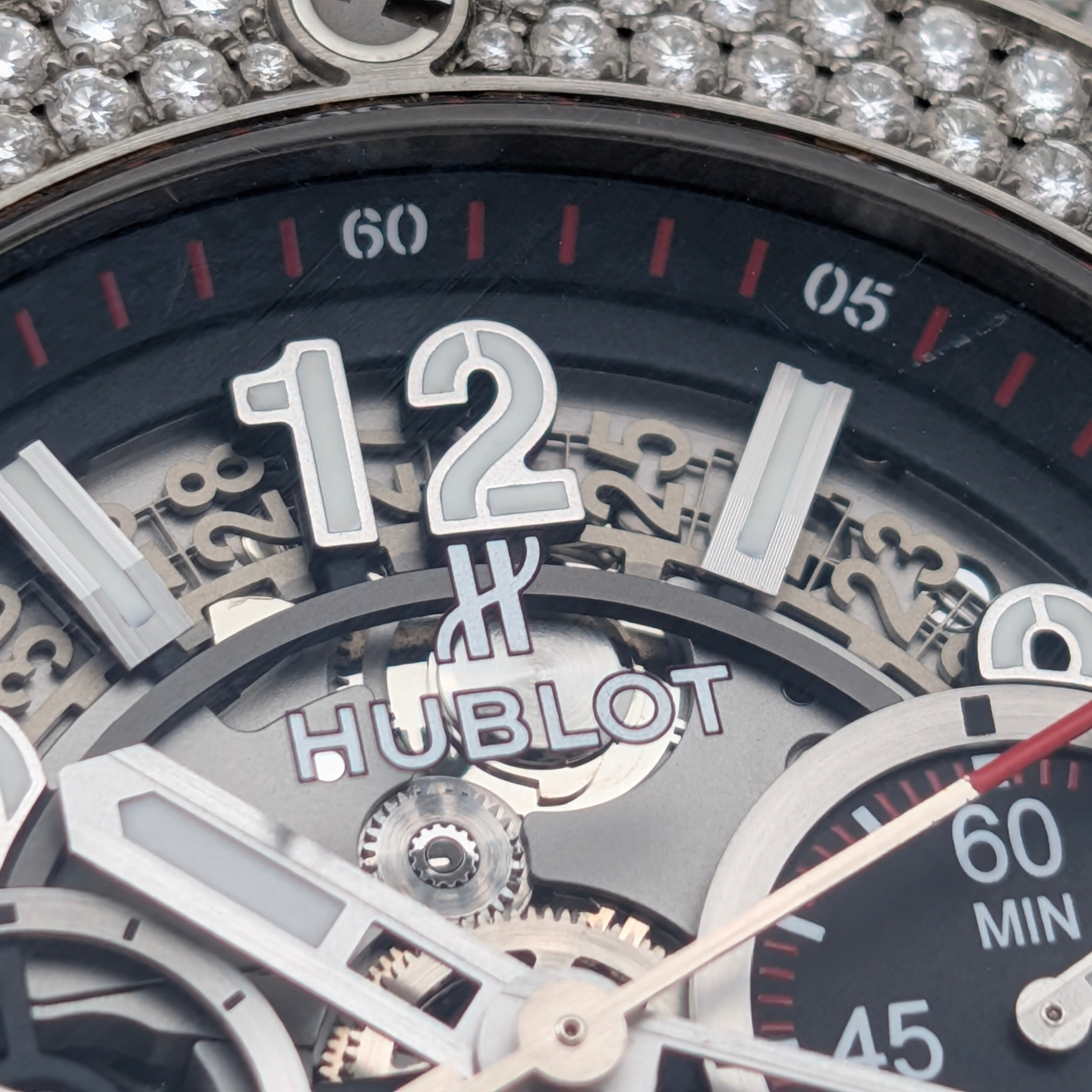 Hublot 宇舶 Big Bang Unico 钛金属原钻腕表 411.NX.1170.RX.1704