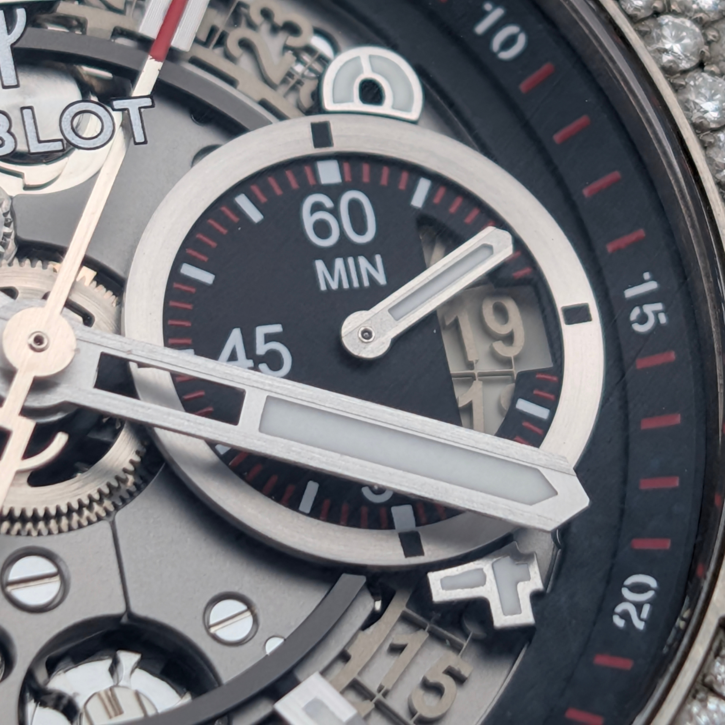 Hublot 宇舶 Big Bang Unico 钛金属原钻腕表 411.NX.1170.RX.1704
