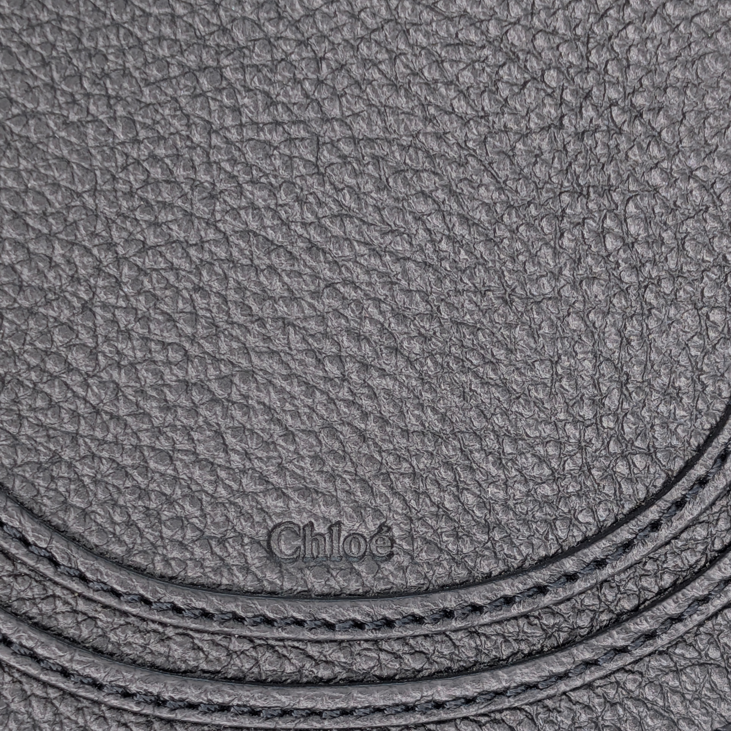 Chloe Marcie Saddle Small Bag Black
