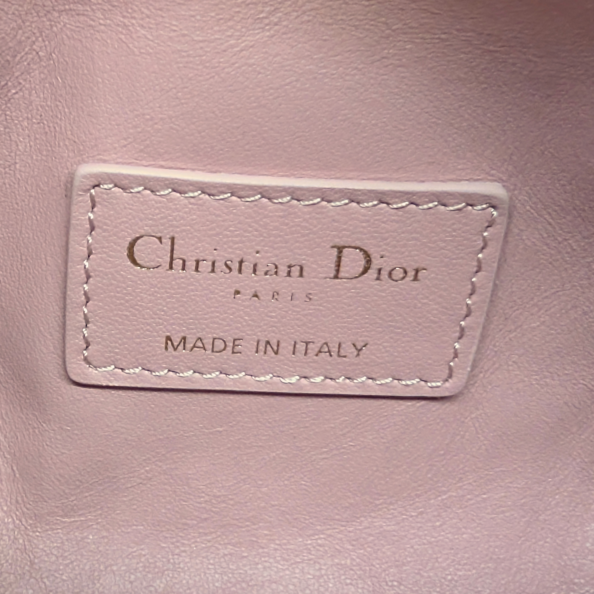 Dior Macrocannage Nomad 旅行手袋 小牛皮 粉色