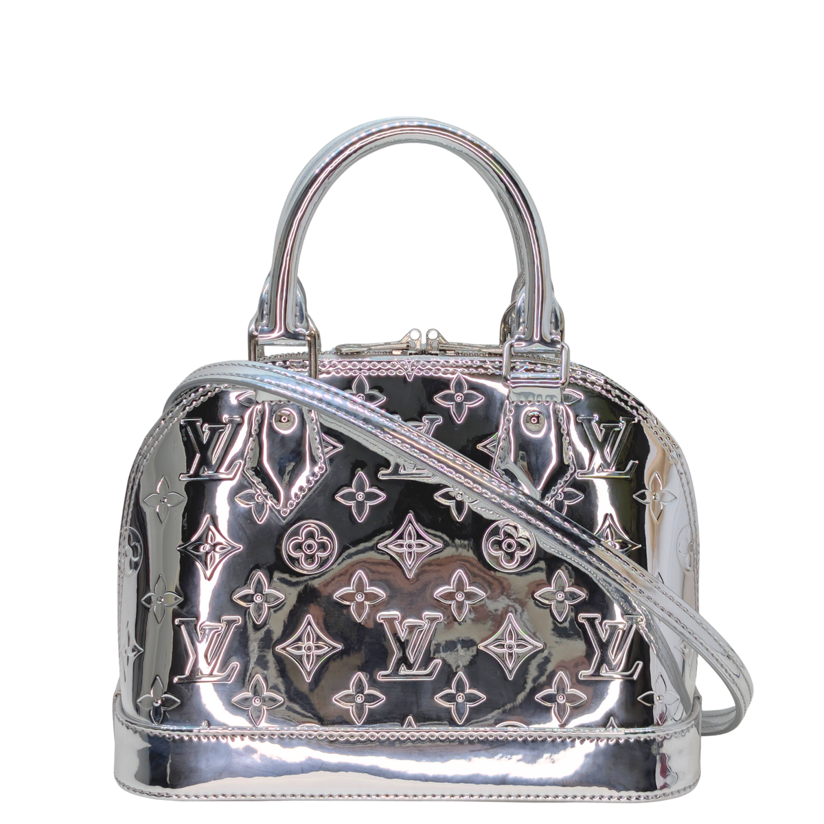 路易威登 Monogram Miroir Alma BB 银色滑雪系列