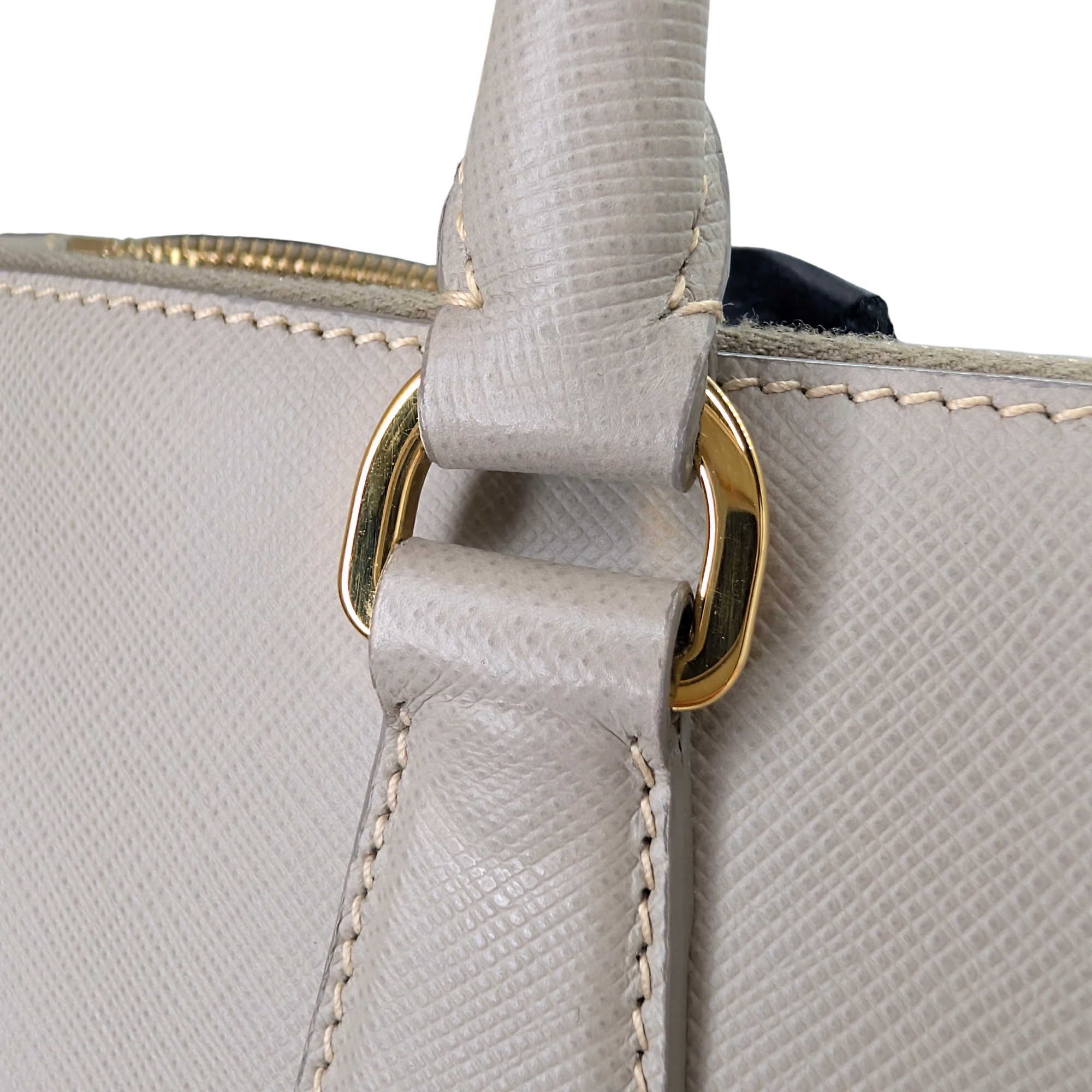 Prada Saffiano Large Galleria Tote Bag Grey