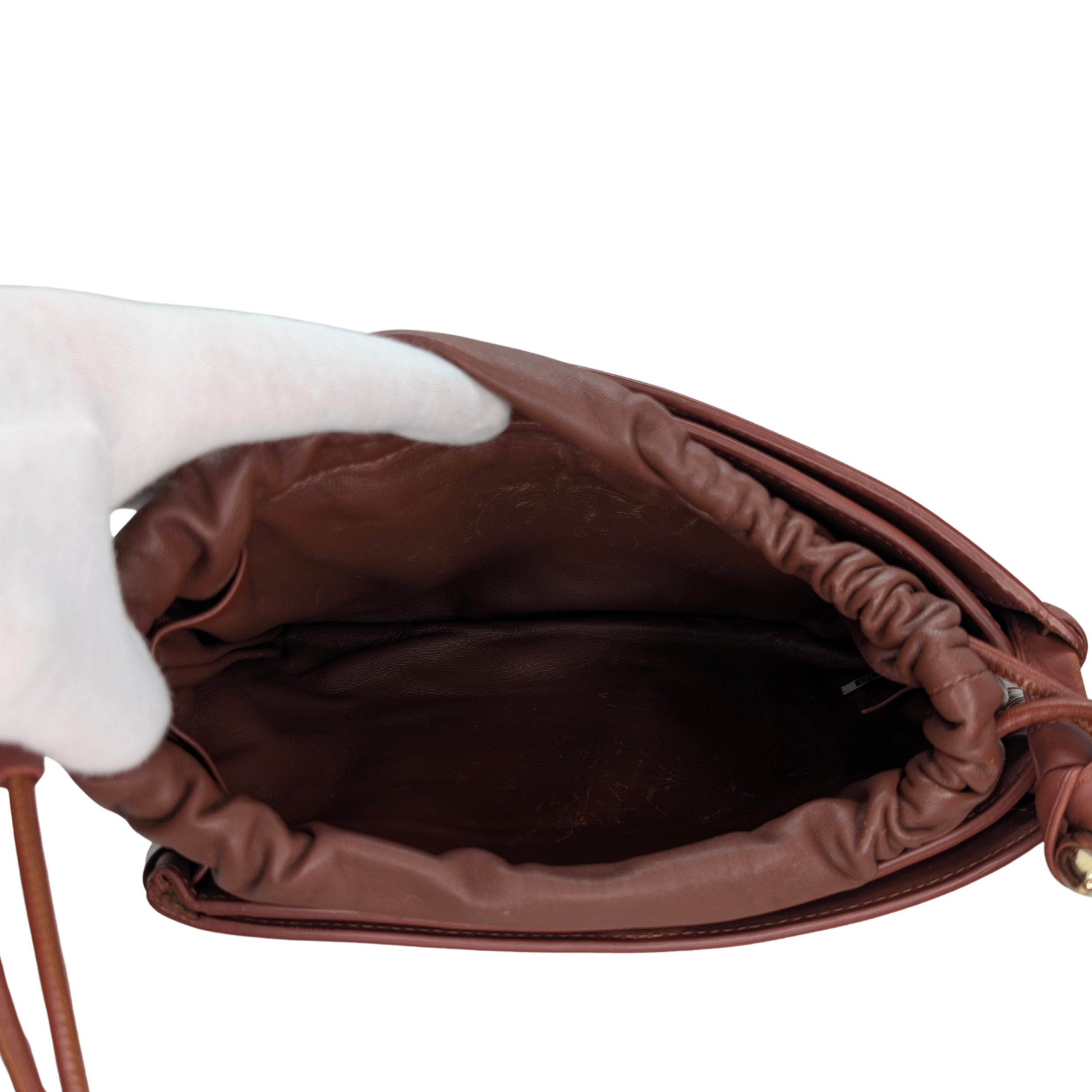 Chloé Mate Gusset 皮革单肩包 棕色