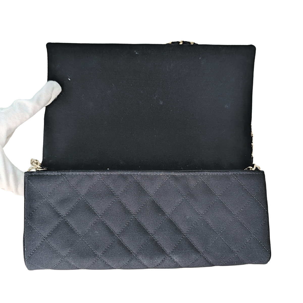 Chanel Camellia Shoulder Bag Black