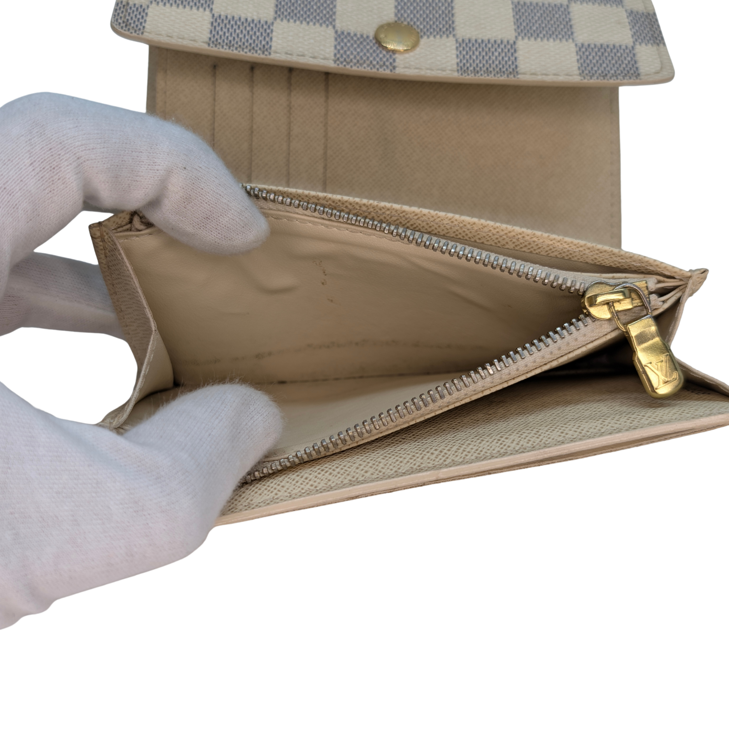 路易威登PF Alexandra Damier Azur钱夹