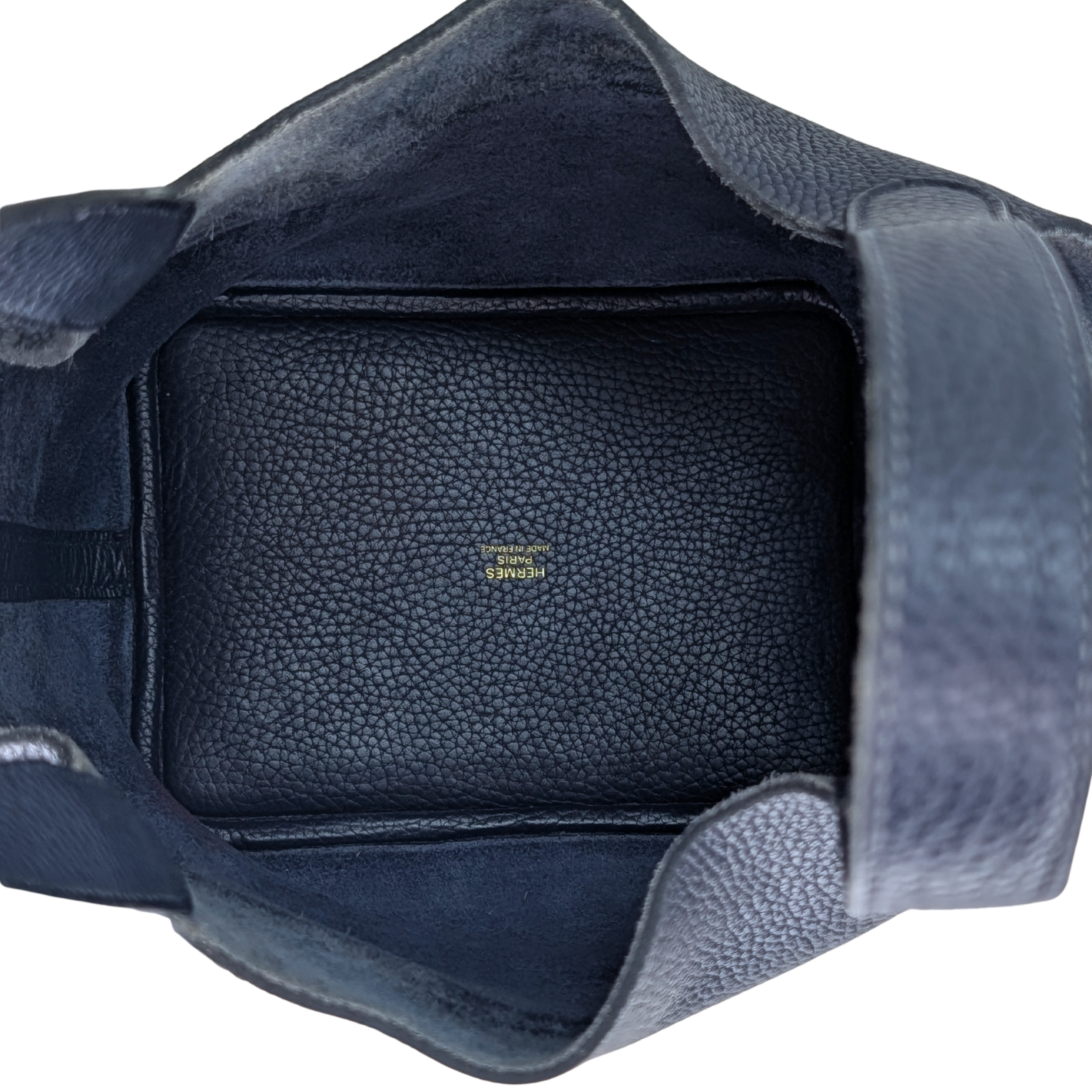 Hermes Picotin 18 Clemence Dark Blue GHW Stamp B