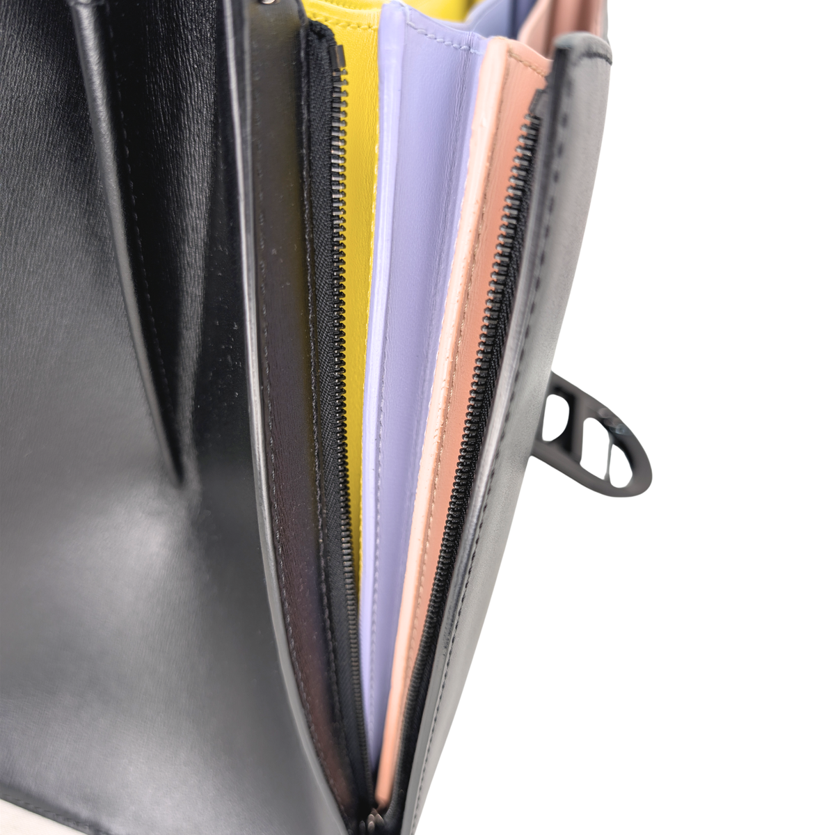 Delvaux Brillant MM Shoulder Bag Black