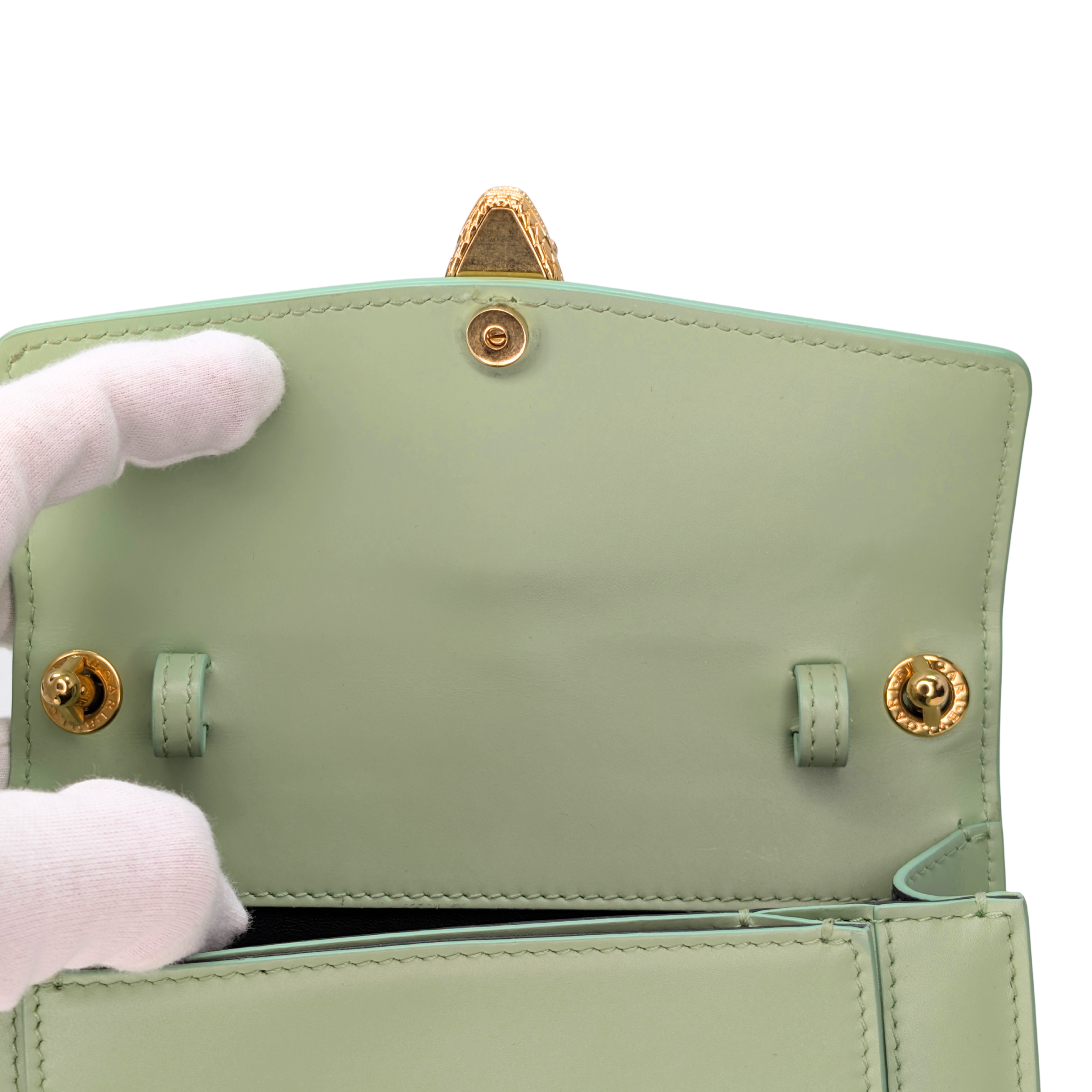 Bvlgari X Alexander Wang Serpenti Bag Sage Green