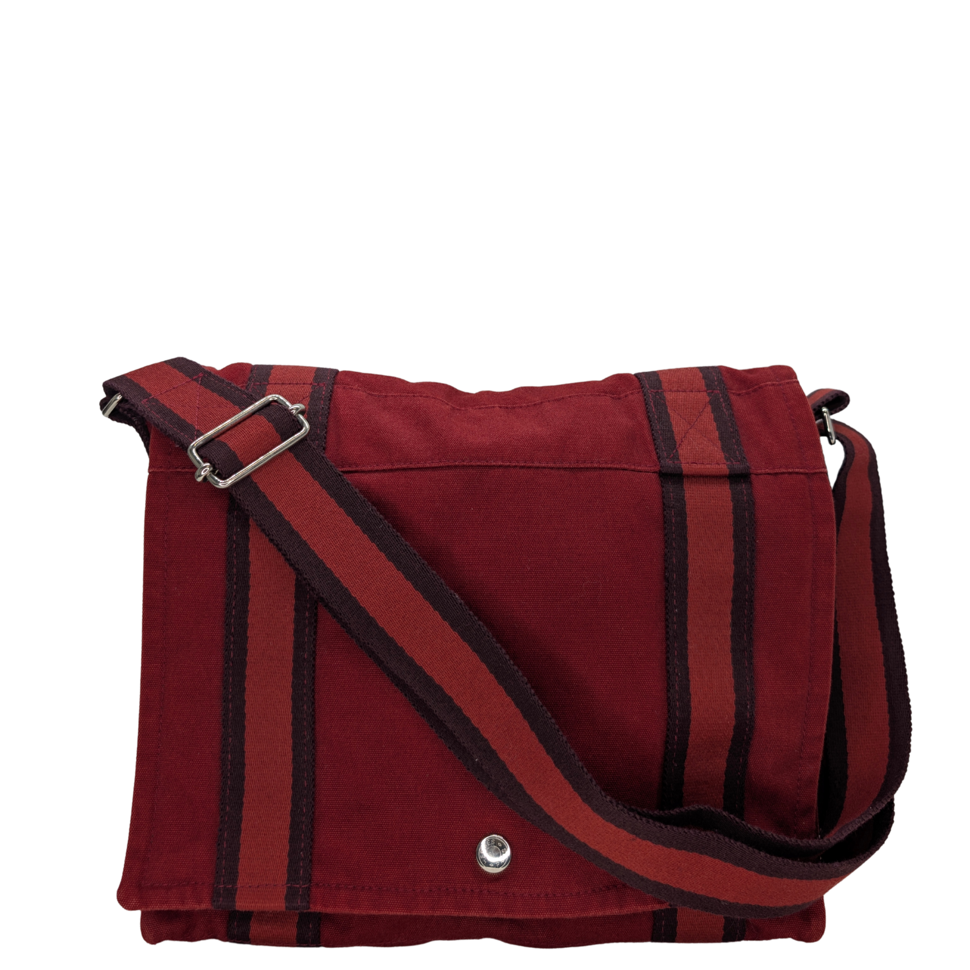 Hermes Fourre-toute Bassas Shoulder Bag Red