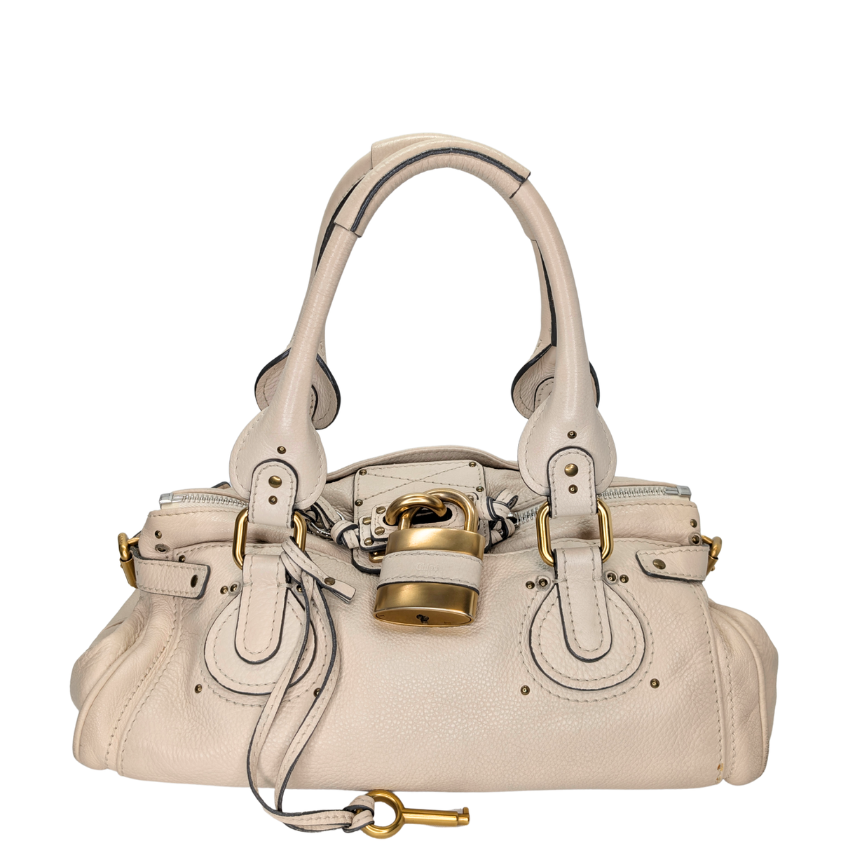 Chloé Paddington Bag Leather Off-white
