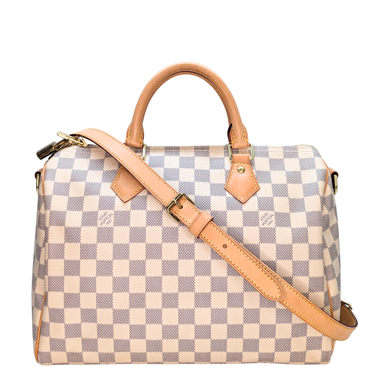 Louis Vuitton Speedy 30 Bandoulière Azur Damier Bag