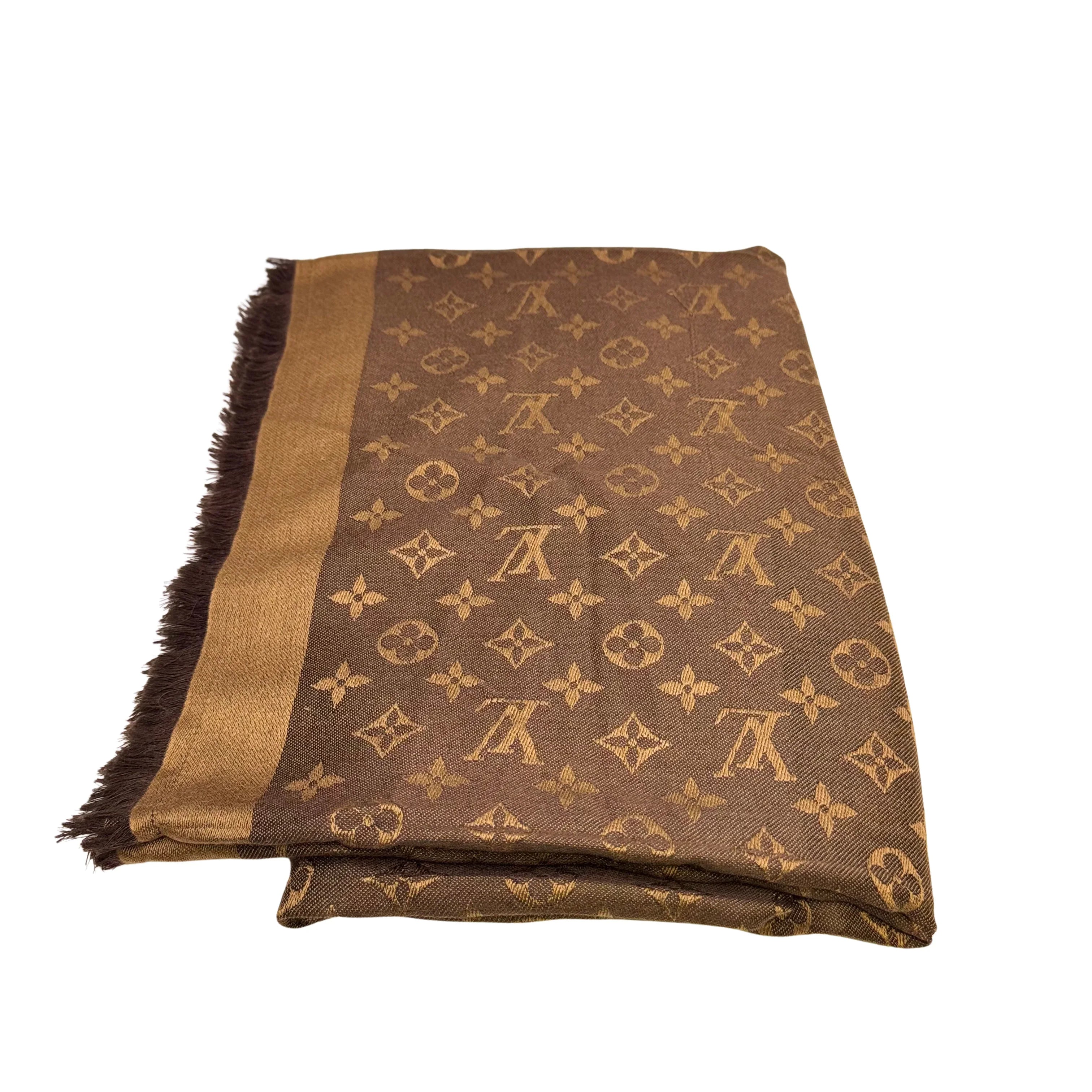 Louis Vuitton Monogram Shawl Scarf - Lost Designer