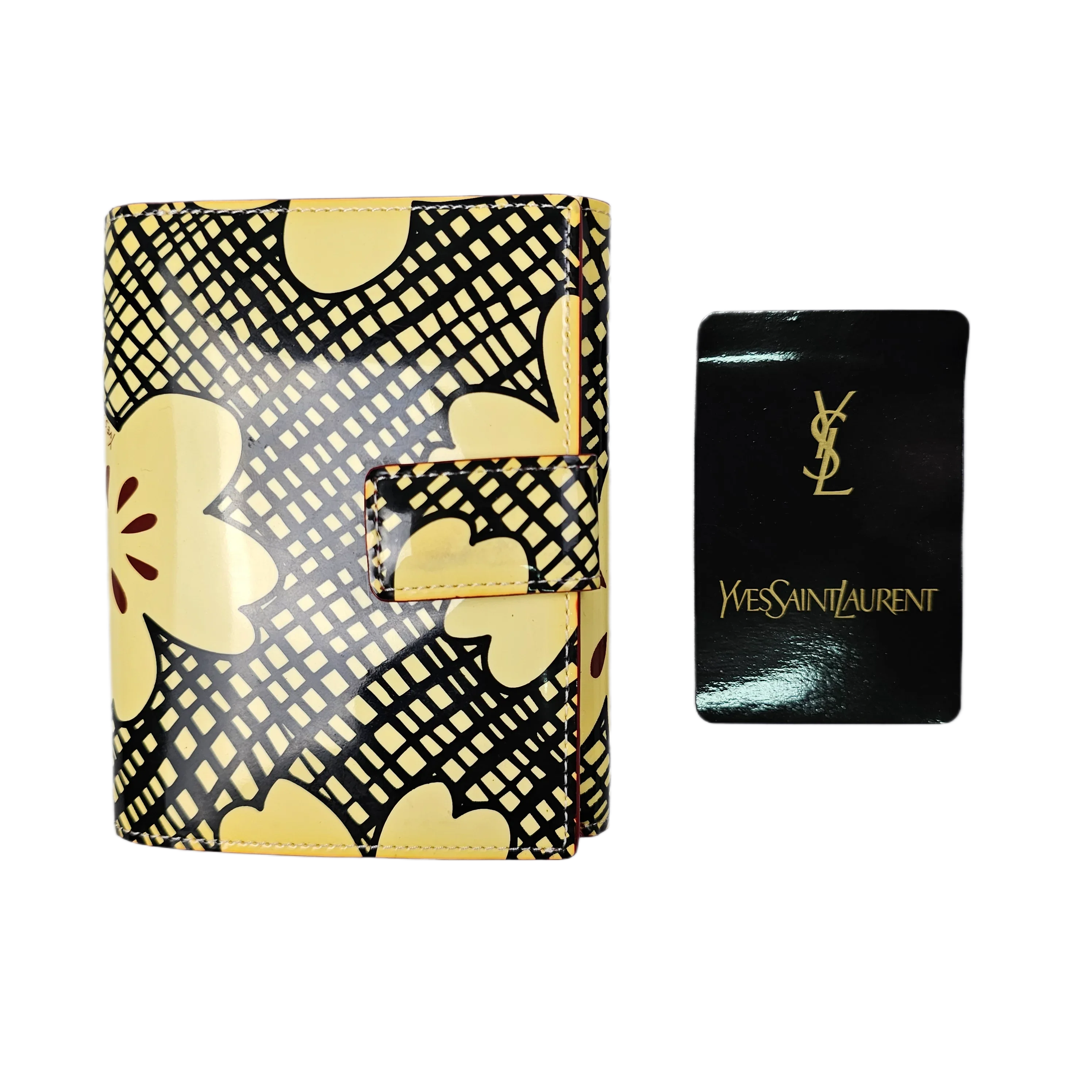 Saint Laurent Abstract Canvas Wallet - Lost Designer