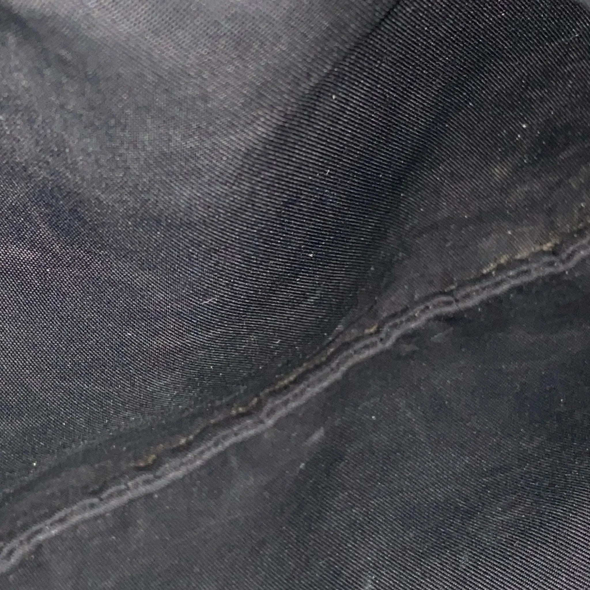 Prada Black Nylon Crossbody Messenger Black Bag - Lost Designer