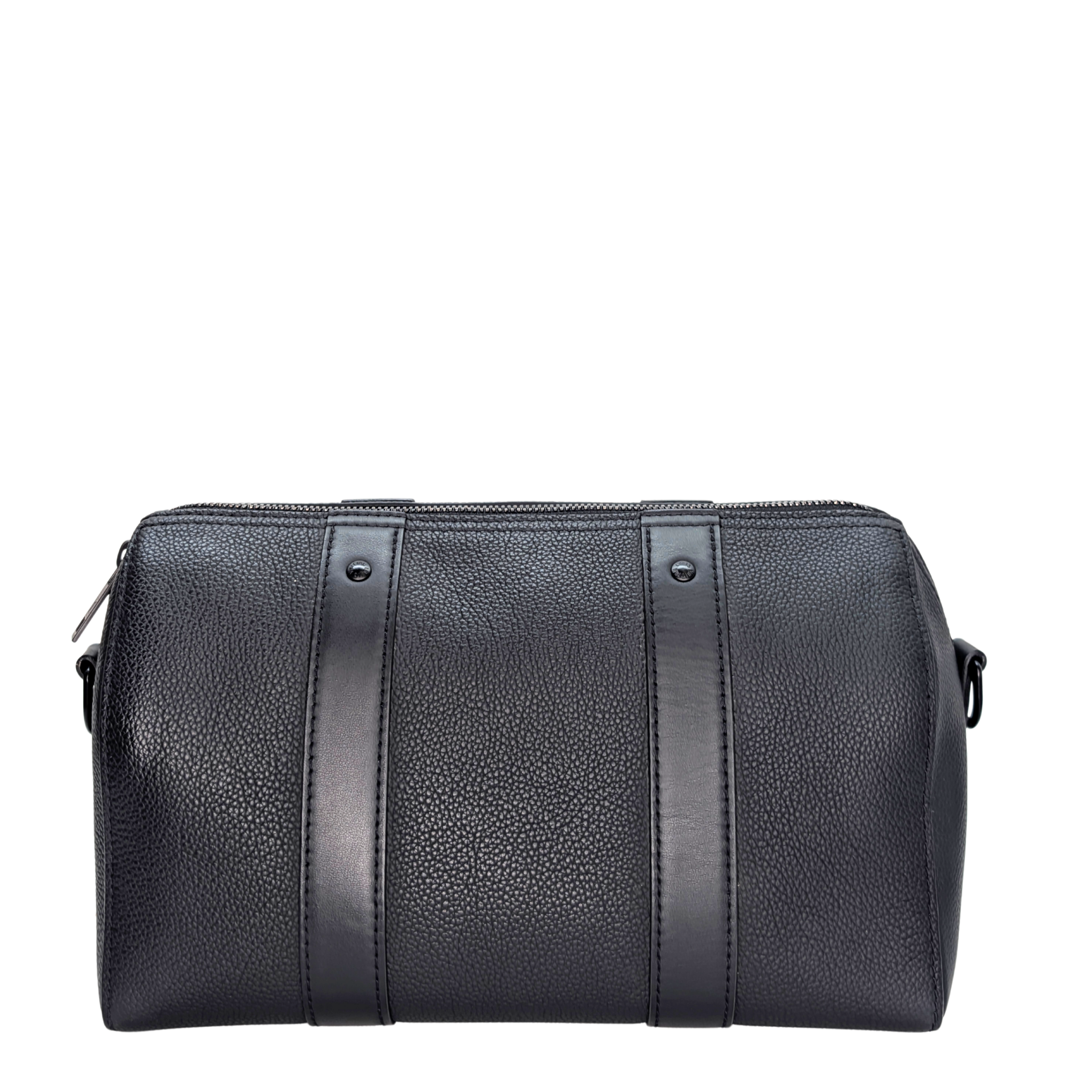 Louis Vuitton Aerogram City Keepall Grained Leather Black