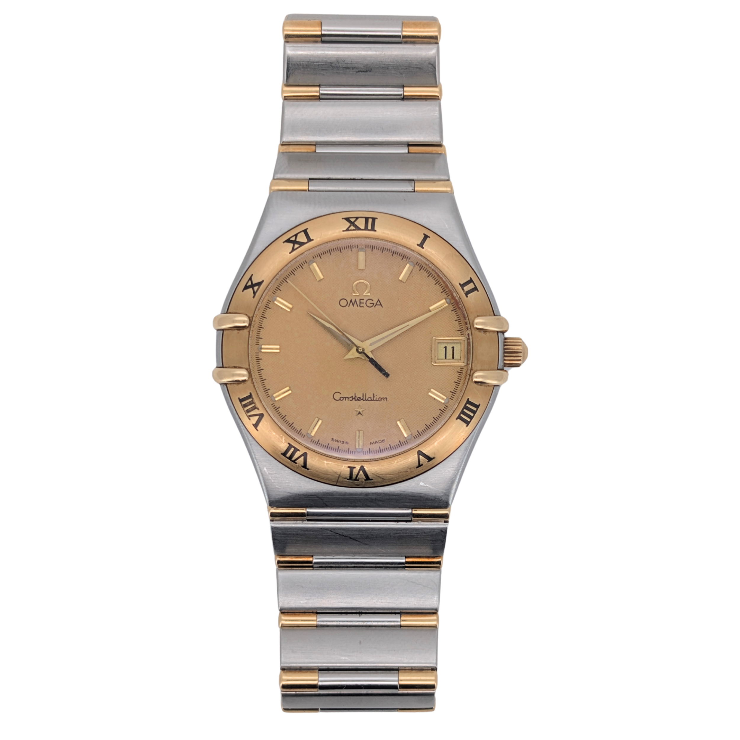 Omega Constellation Quartz 18k Solid Gold Bezel 396.1201