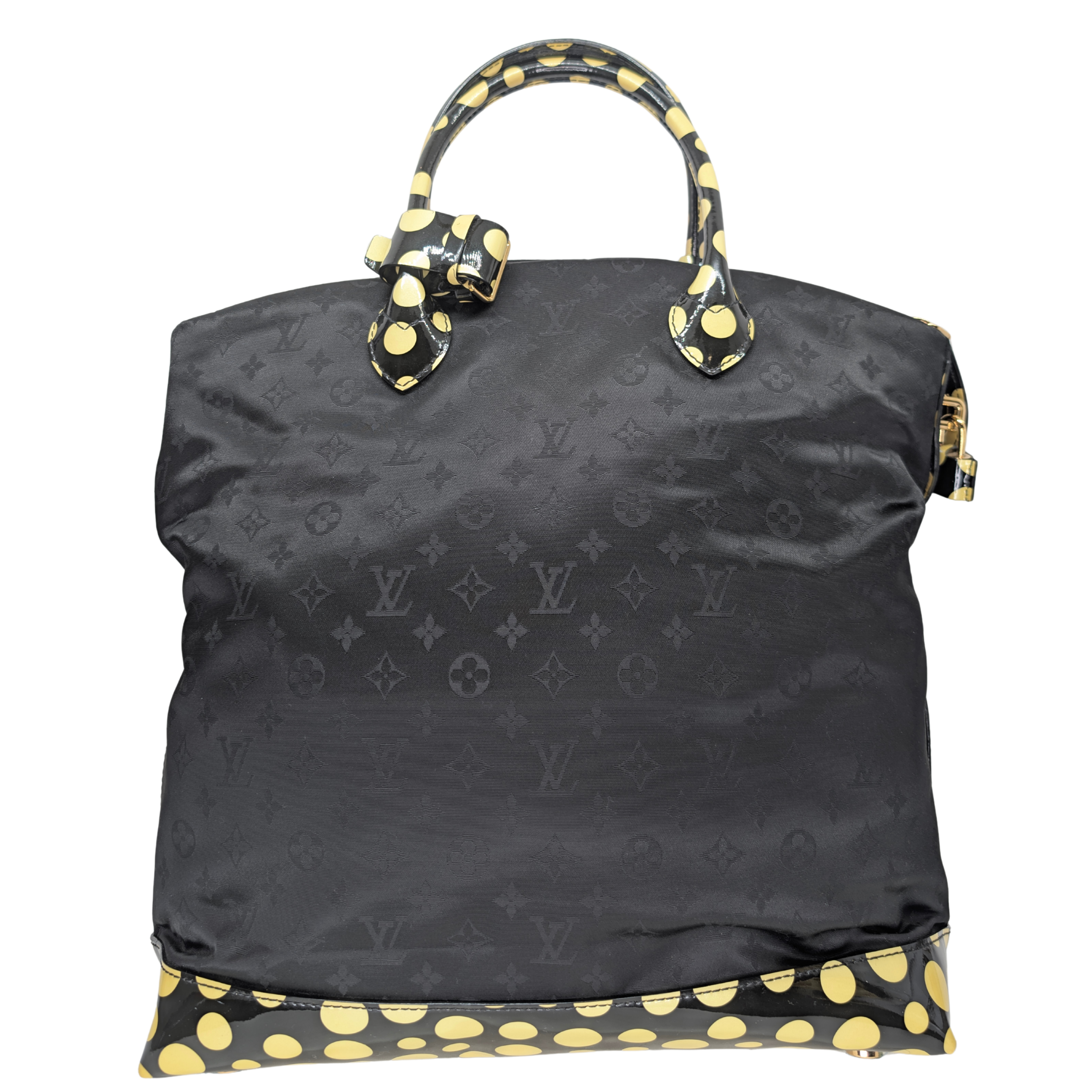 Louis Vuitton X Yayoi Kusama Monogram Nylon Infinity Dots Lockit Bag MM