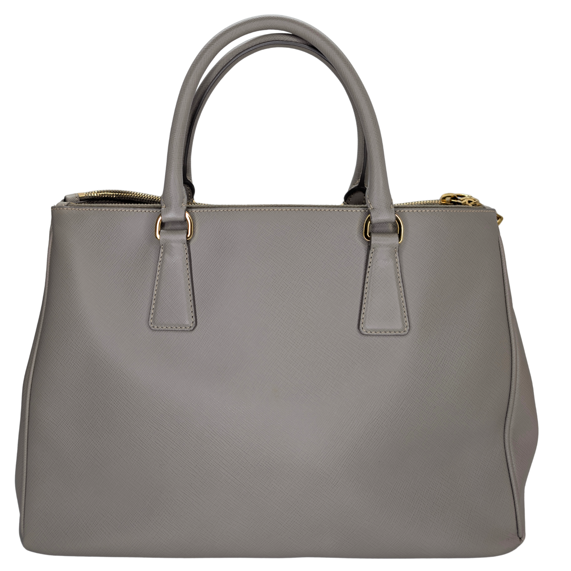 Prada Saffiano Large Galleria Tote Bag Grey