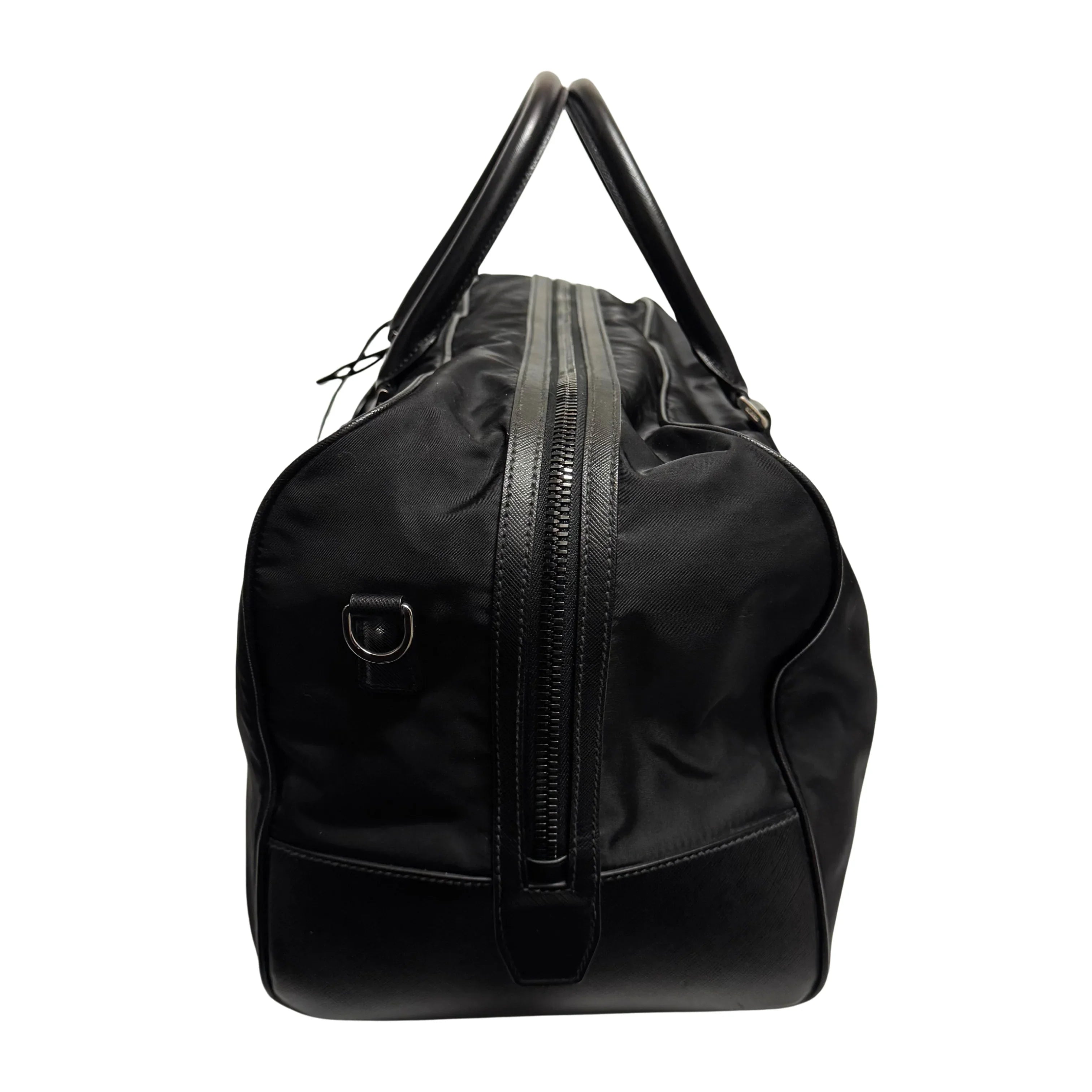 Prada Nylon Viaggio Duffle Bag Black - Lost Designer