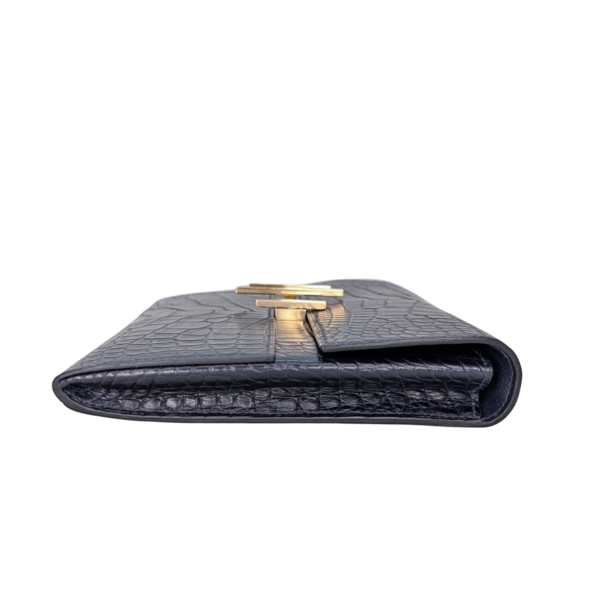 Hermes Cinhetic To Go Alligator Bleu Marine GHW Stamp Z