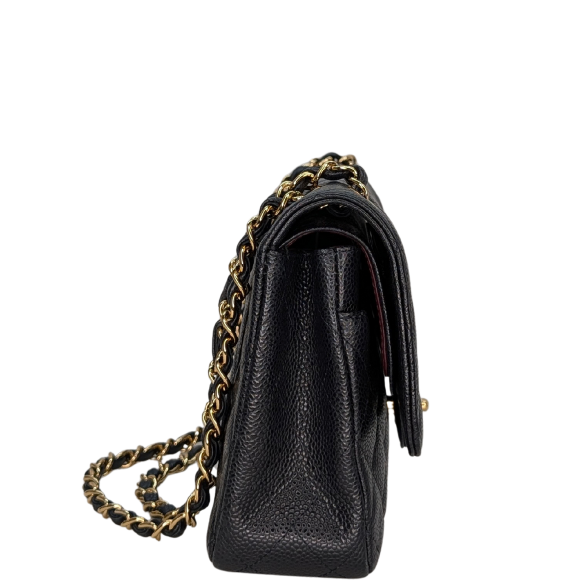 Chanel Medium Classic Double Flap Caviar Leather Black GHW