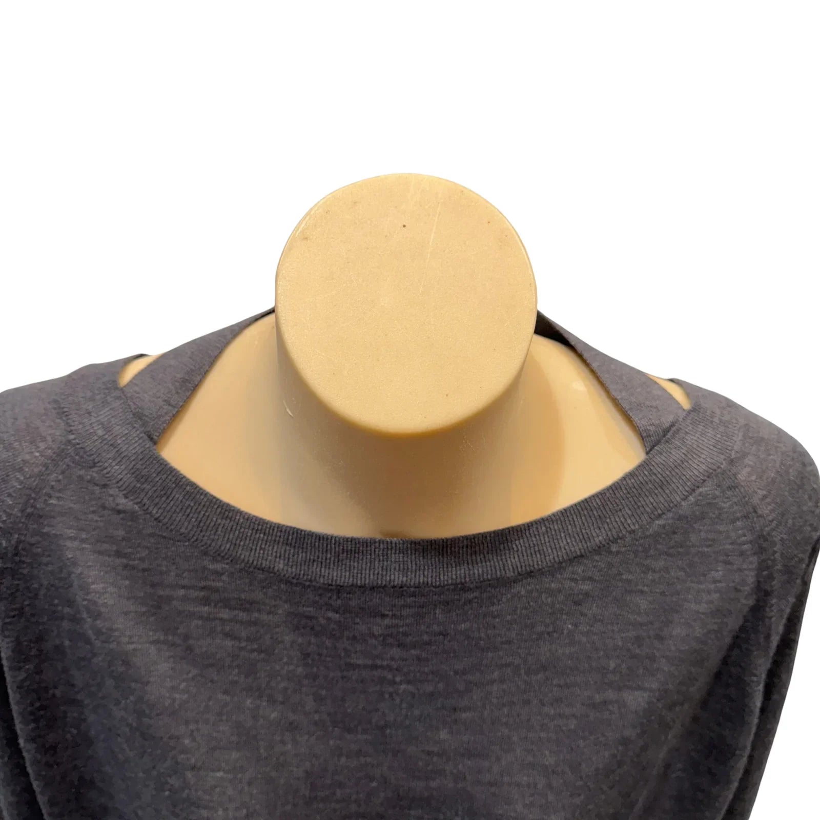 Prada Virgin Wool Relaxed Knit Sweater Grey - Lost Designer