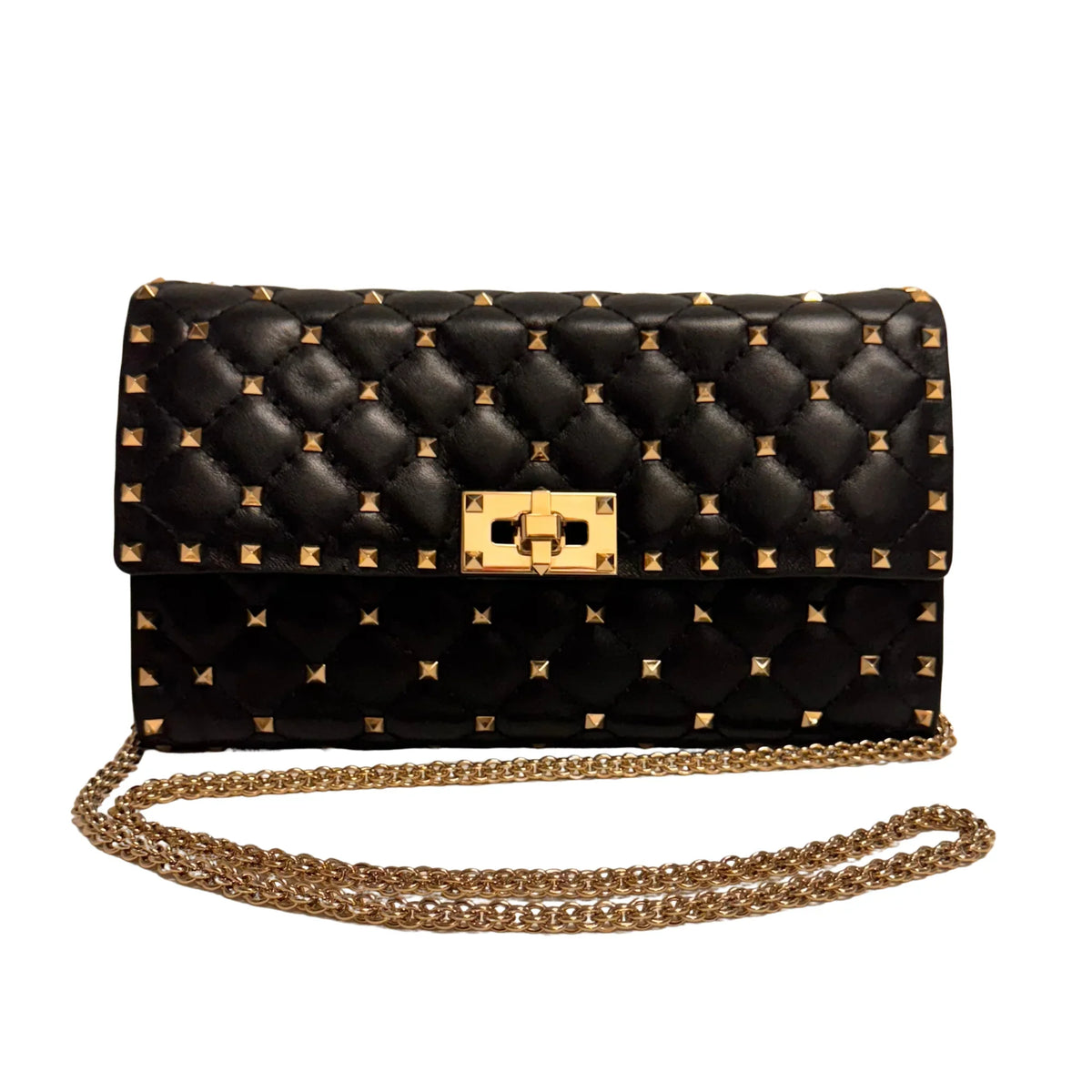 Valentino Garavani Rockstud Spike Bag Black - Lost Designer